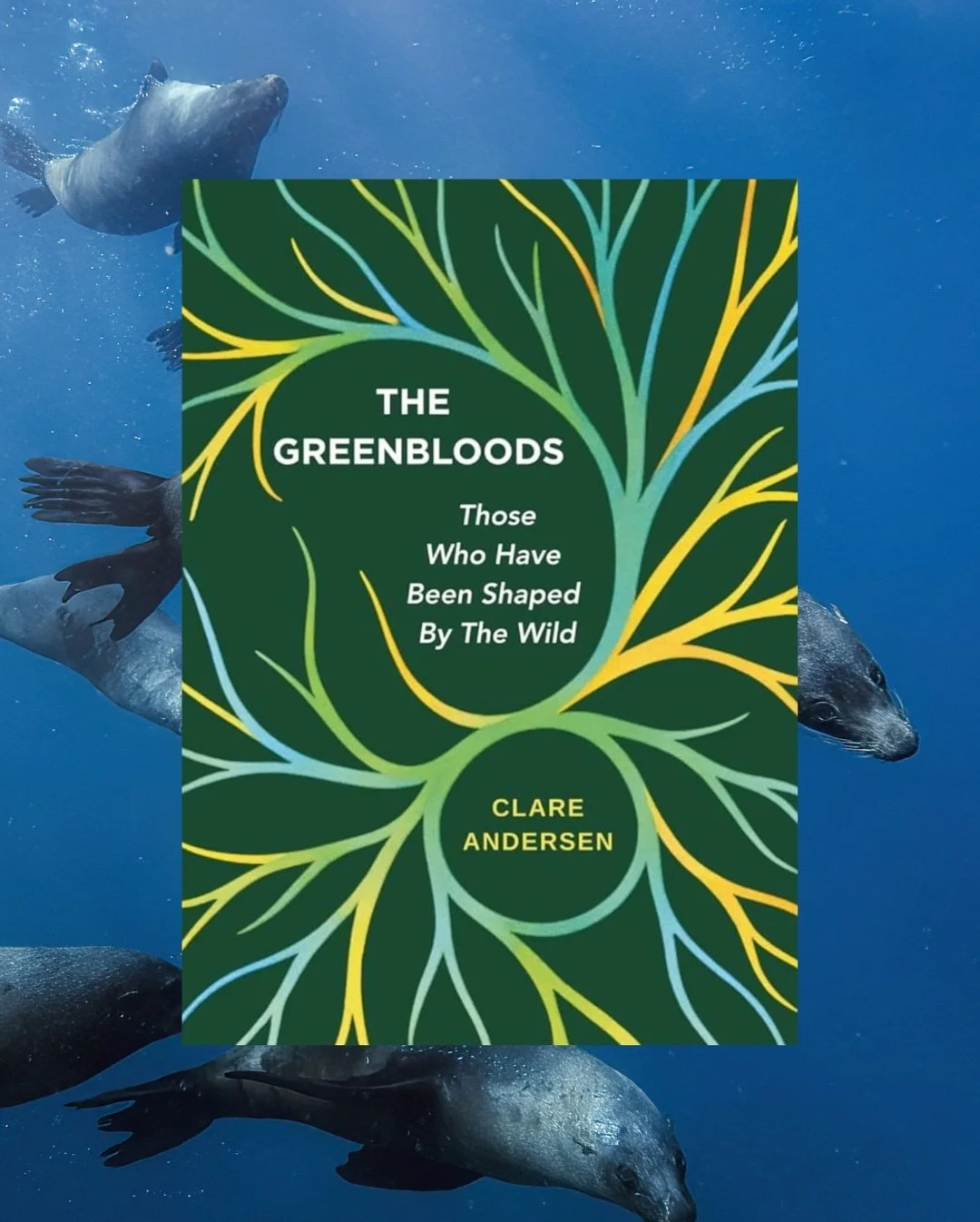Honoured to have my voice shared in this beautiful, inspiring book @thegreenbloods by Clare Anderson 
Words from those who have been shaped by the wild. A field guide for our remembering. Grateful to be part of something that celebrates action, heart