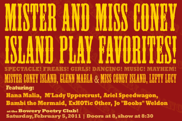 flyer design by Carlylia Mueller, 2011