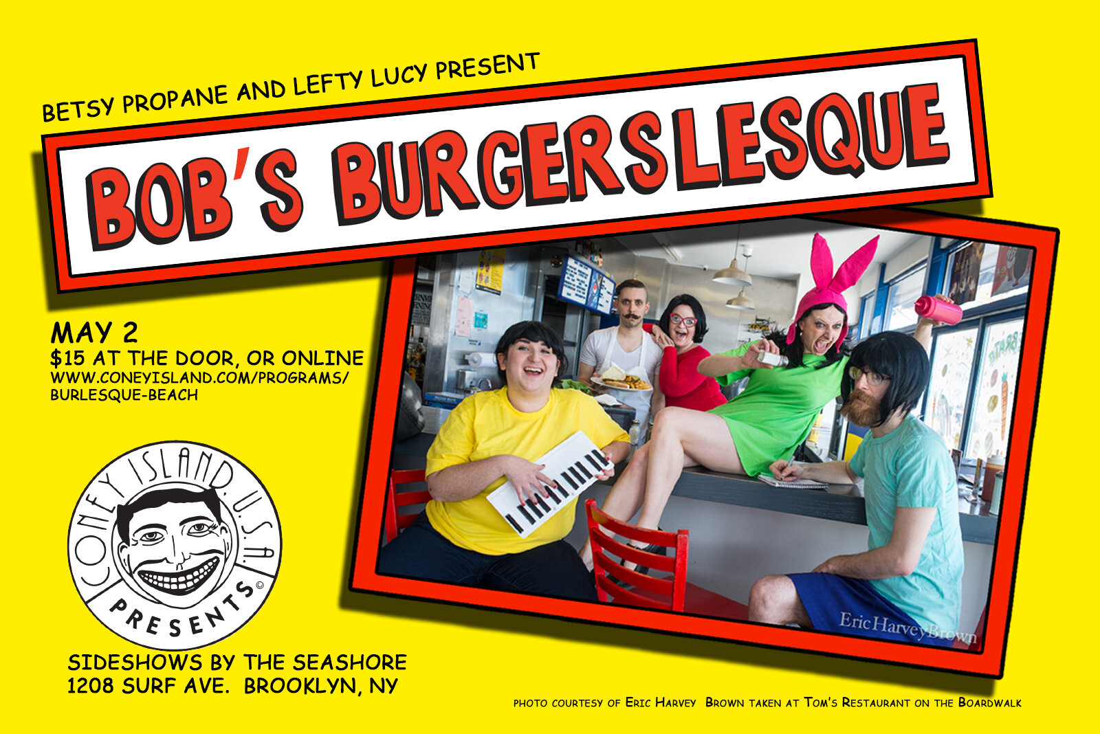flyer design by Scott Robinson, photo by Eric Harbey Brown, 2015