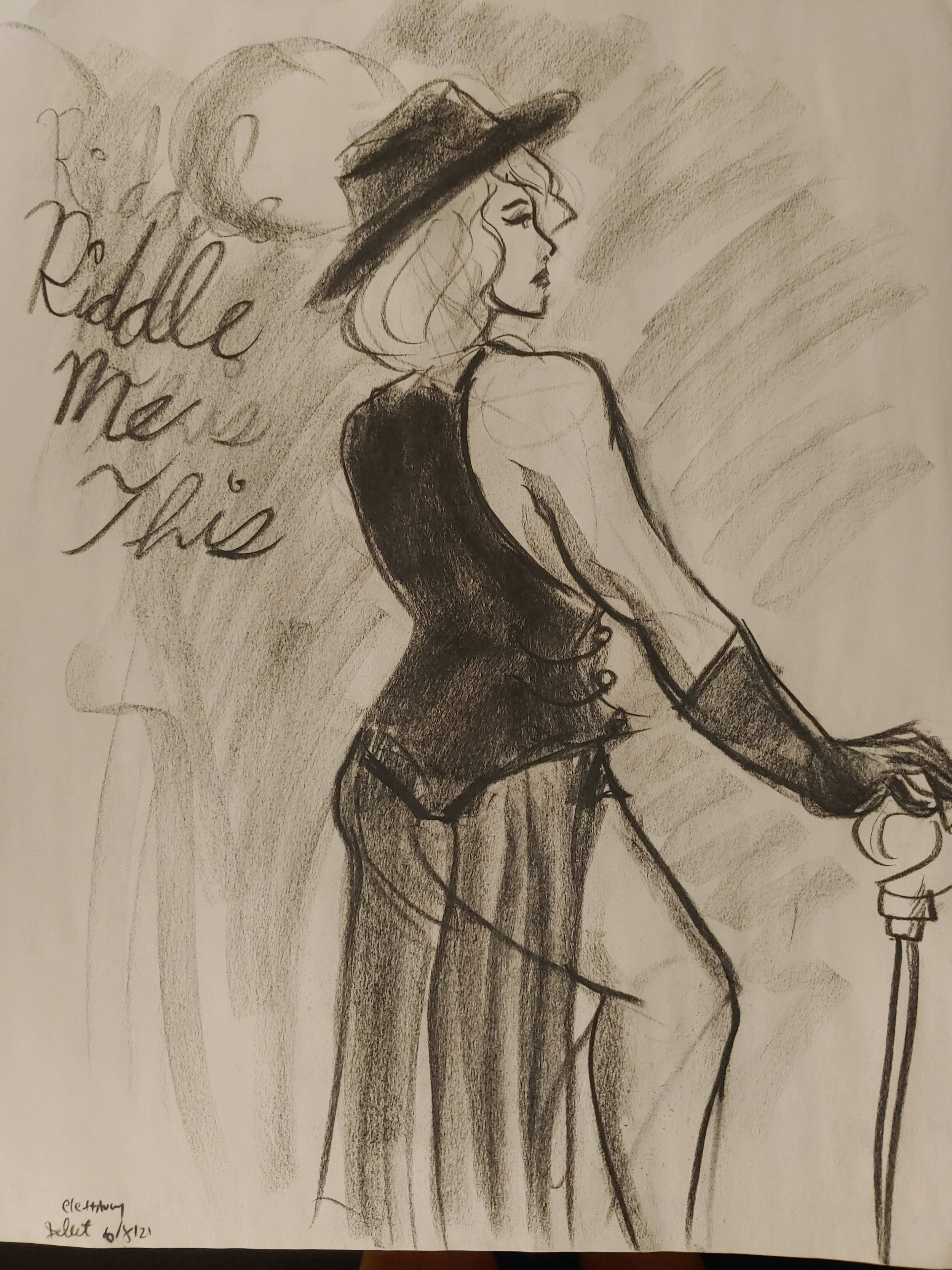 Lefty Lucy as Showgirl Riddler by Michael Cheung, 6-8-21