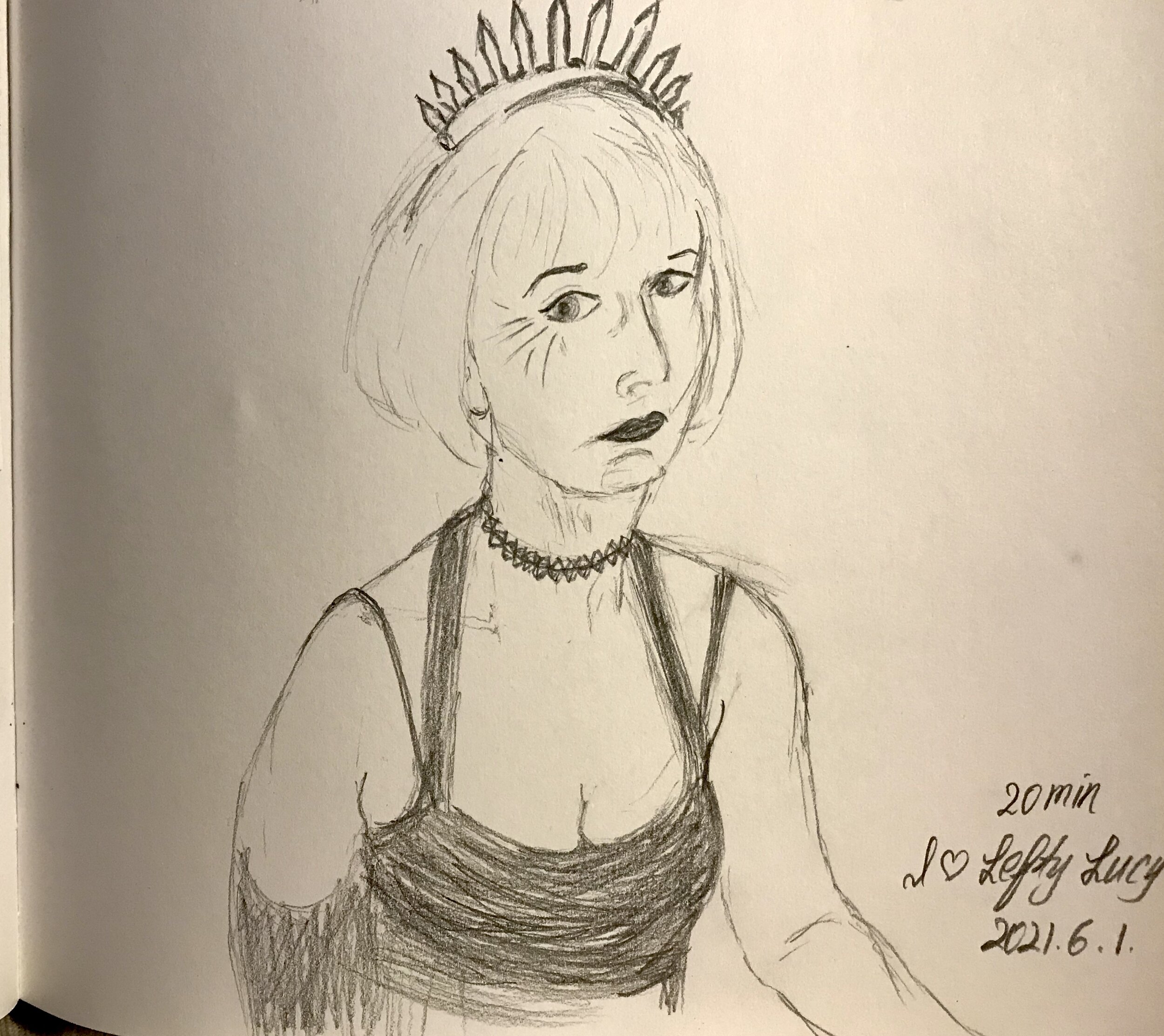Lefty Lucy by Ruofan Li, 6-1-21