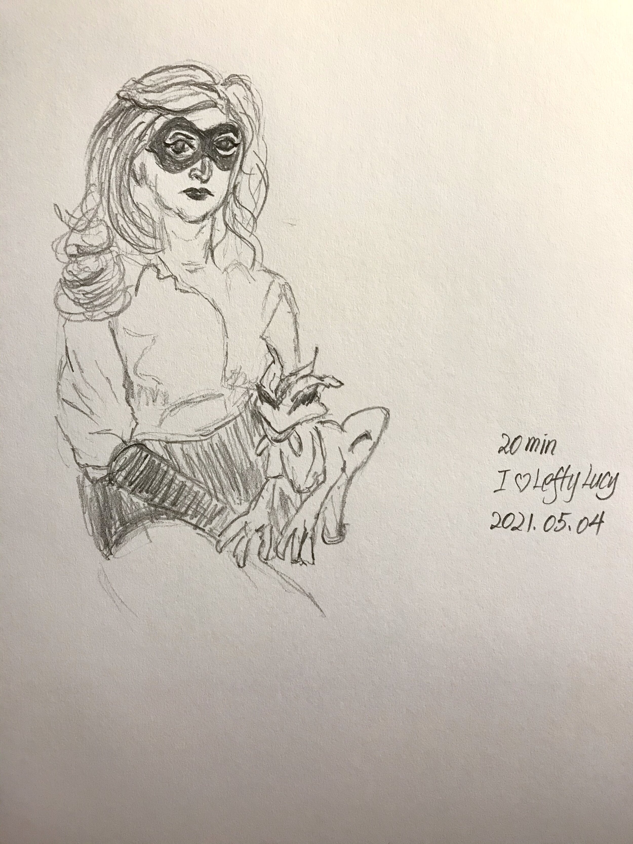 Lefty Lucy as Kitty Pryde by Ruofan Li, 5-4-21