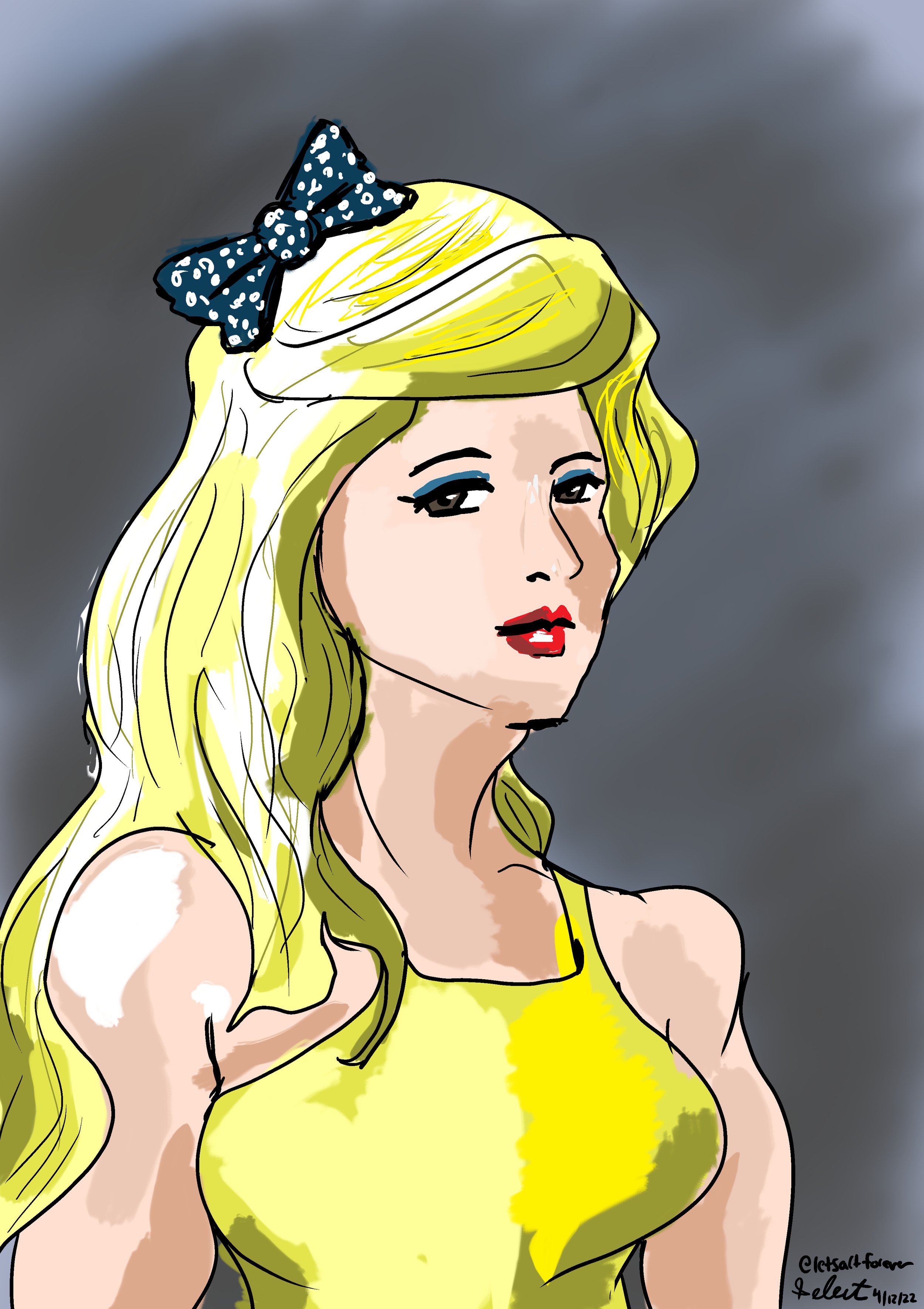 4/12/22 "Golden Girl" — Lefty Lucy by Michael Cheung