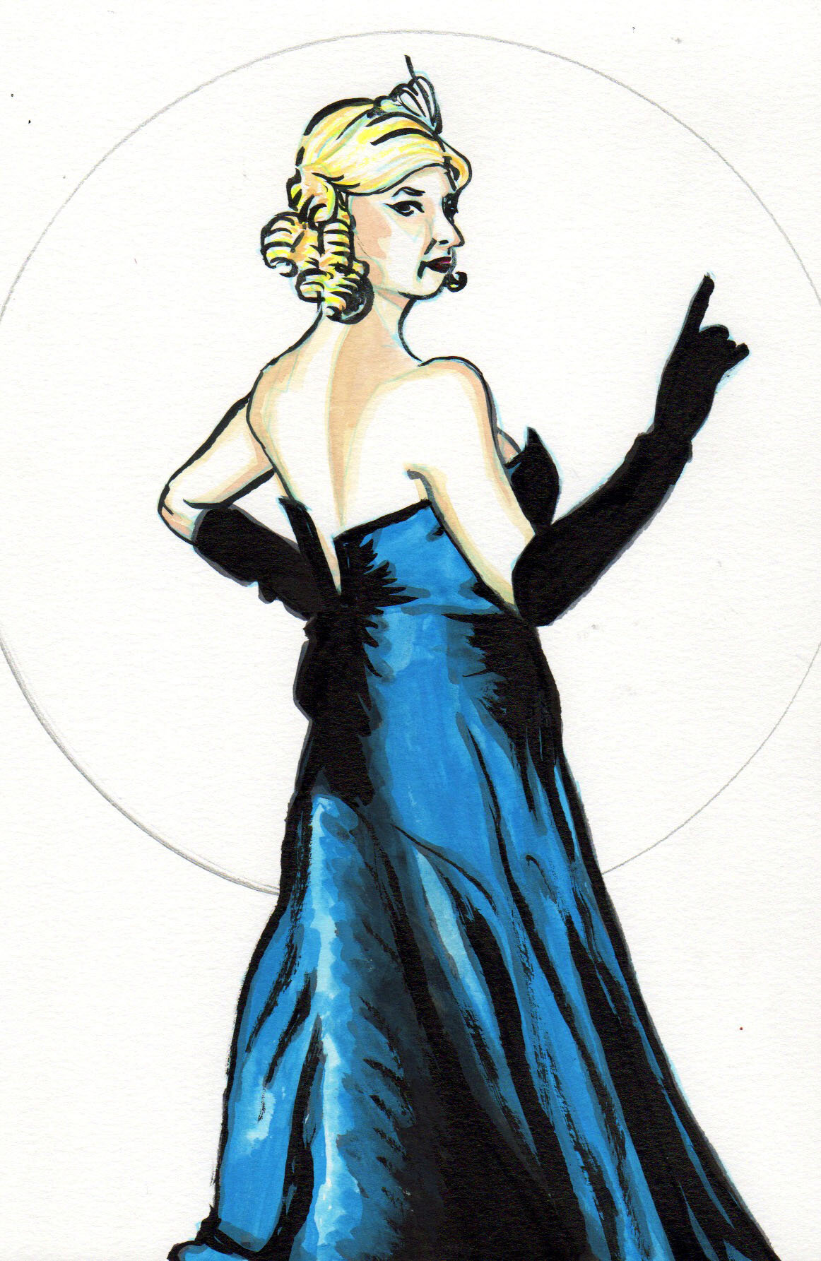 Lefty Lucy by Ken Wong, 7-27-21