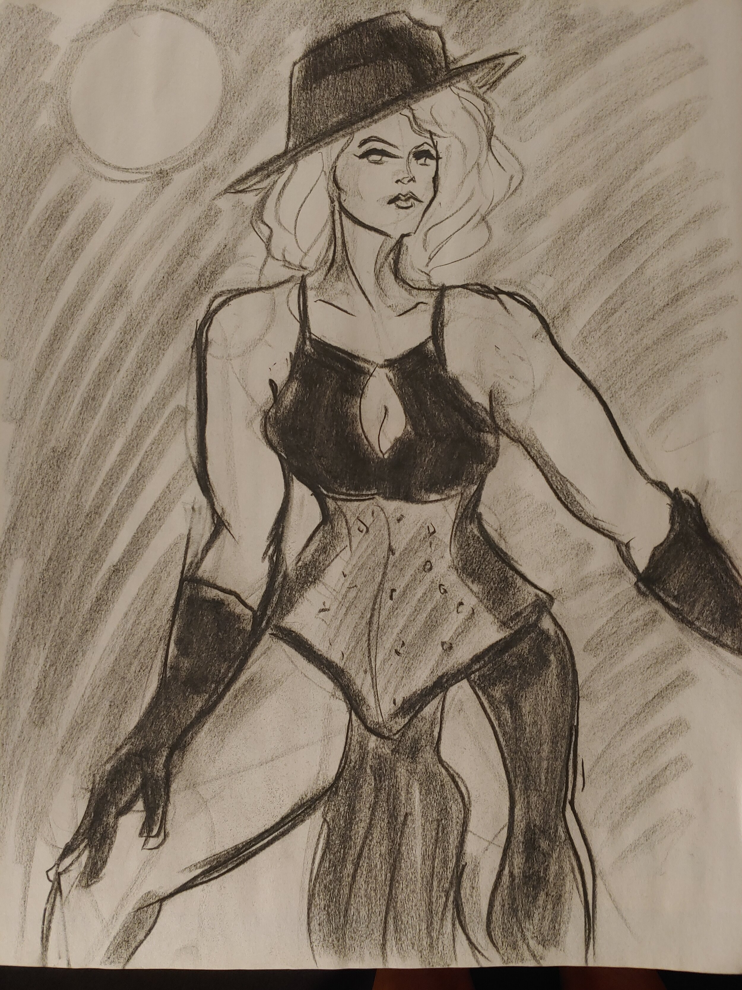 Lefty Lucy as Showgirl Riddler by Michael Cheung, 6-8-21