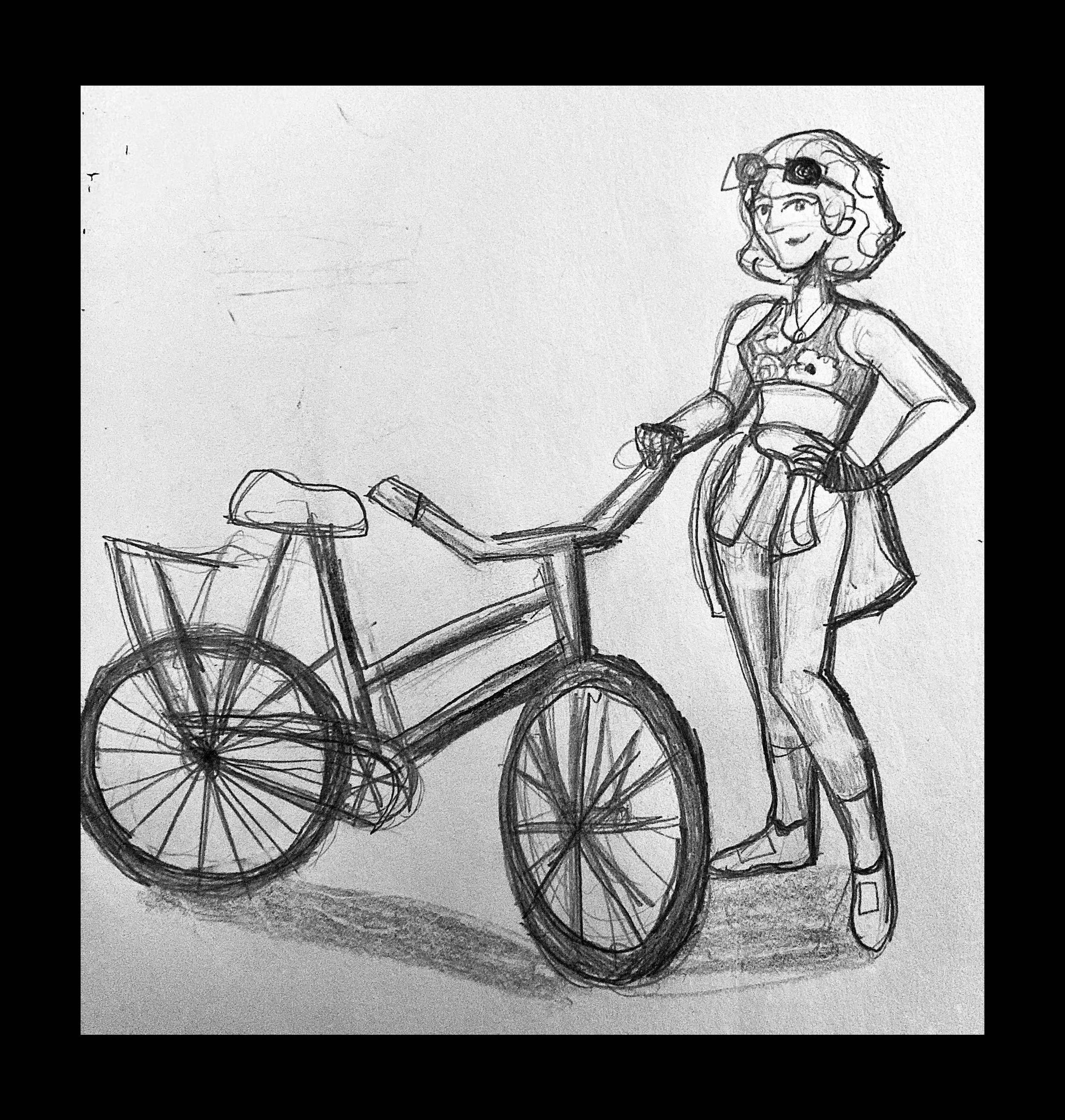 6/7/22 "Bicycle!" — Lefty Lucy by Francesca Damkar
