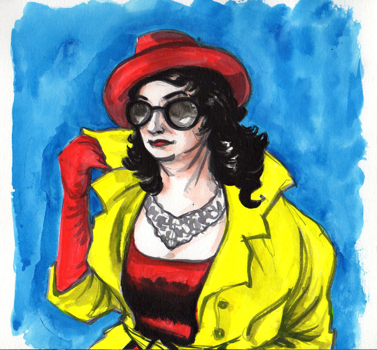 Lefty Lucy as Carmen SanDiego by Ken Wong, 7-6-21