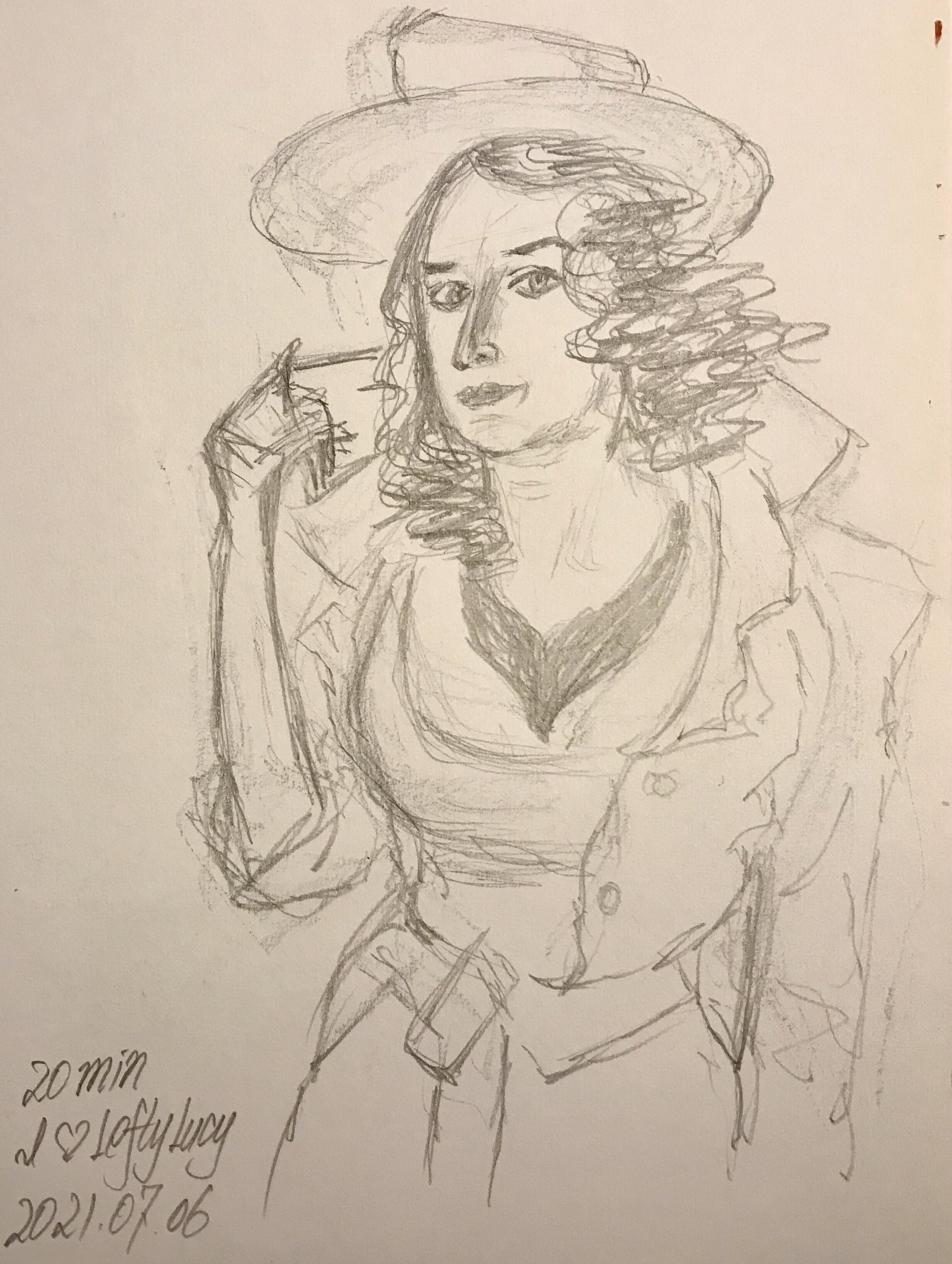 Lefty Lucy as Carmen SanDiego by Ruofan Li, 7-6-21