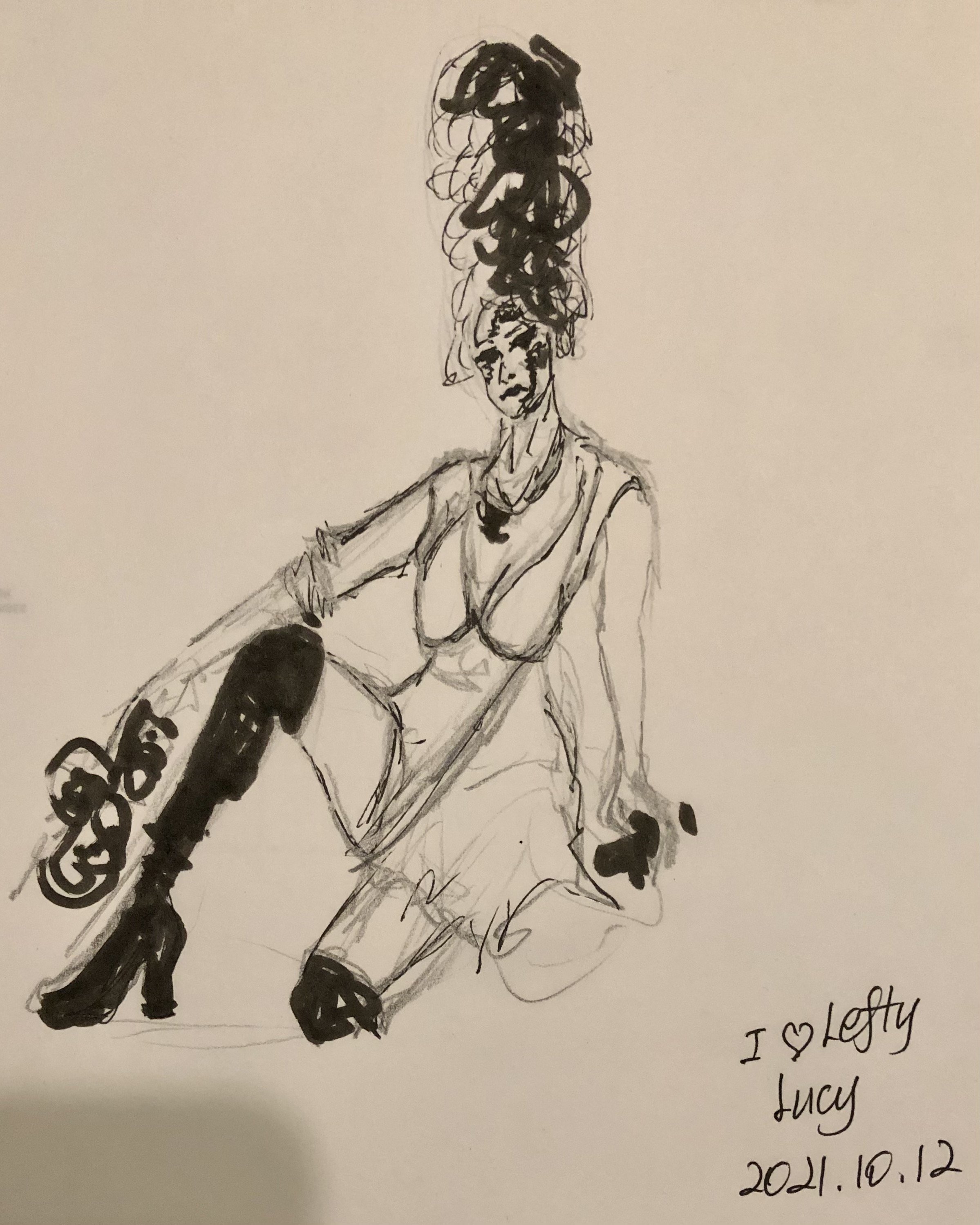 Lefty Lucy by Ruofan Li, 10-12-21
