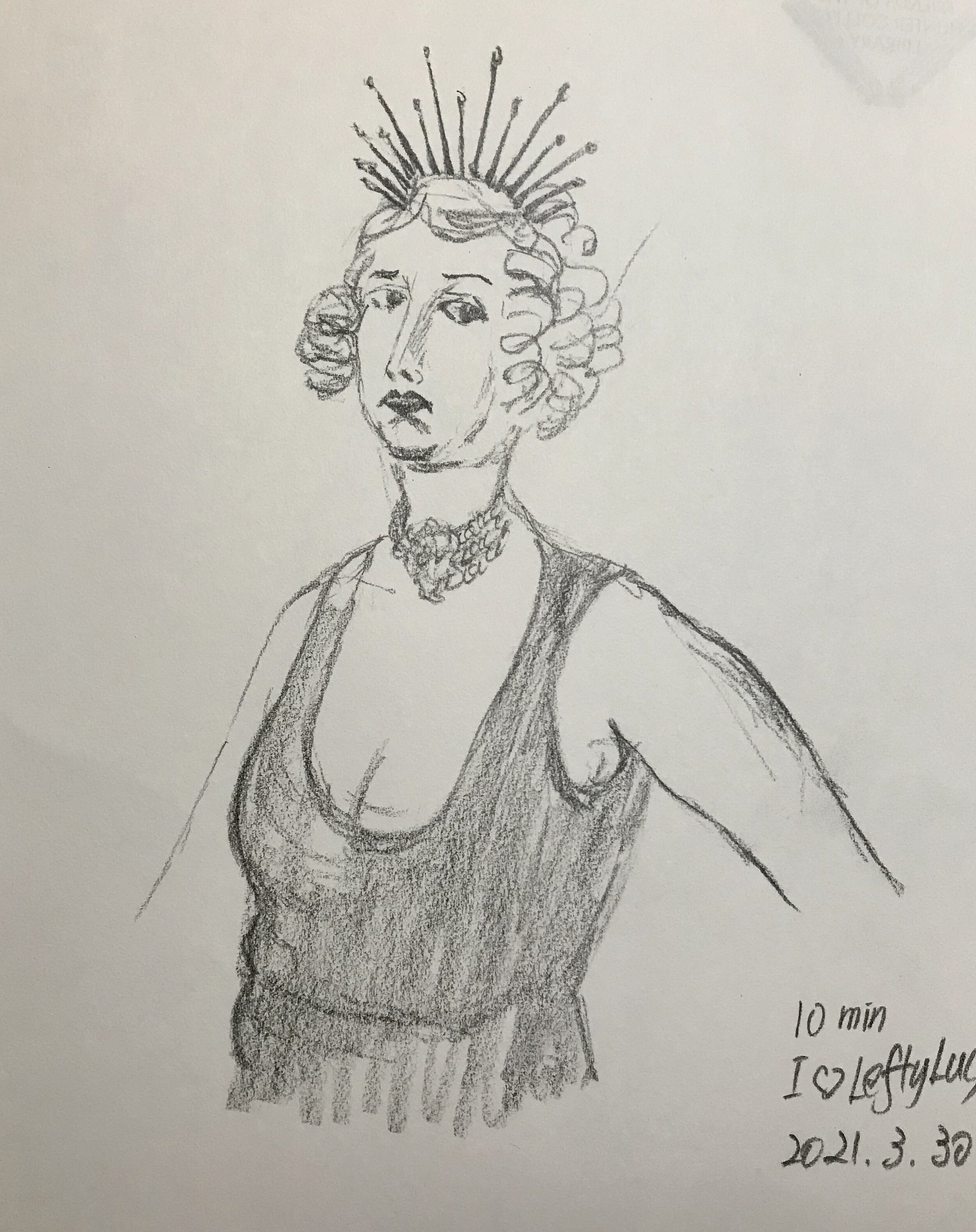 Lefty Lucy by Ruofan Li, 3-30-21