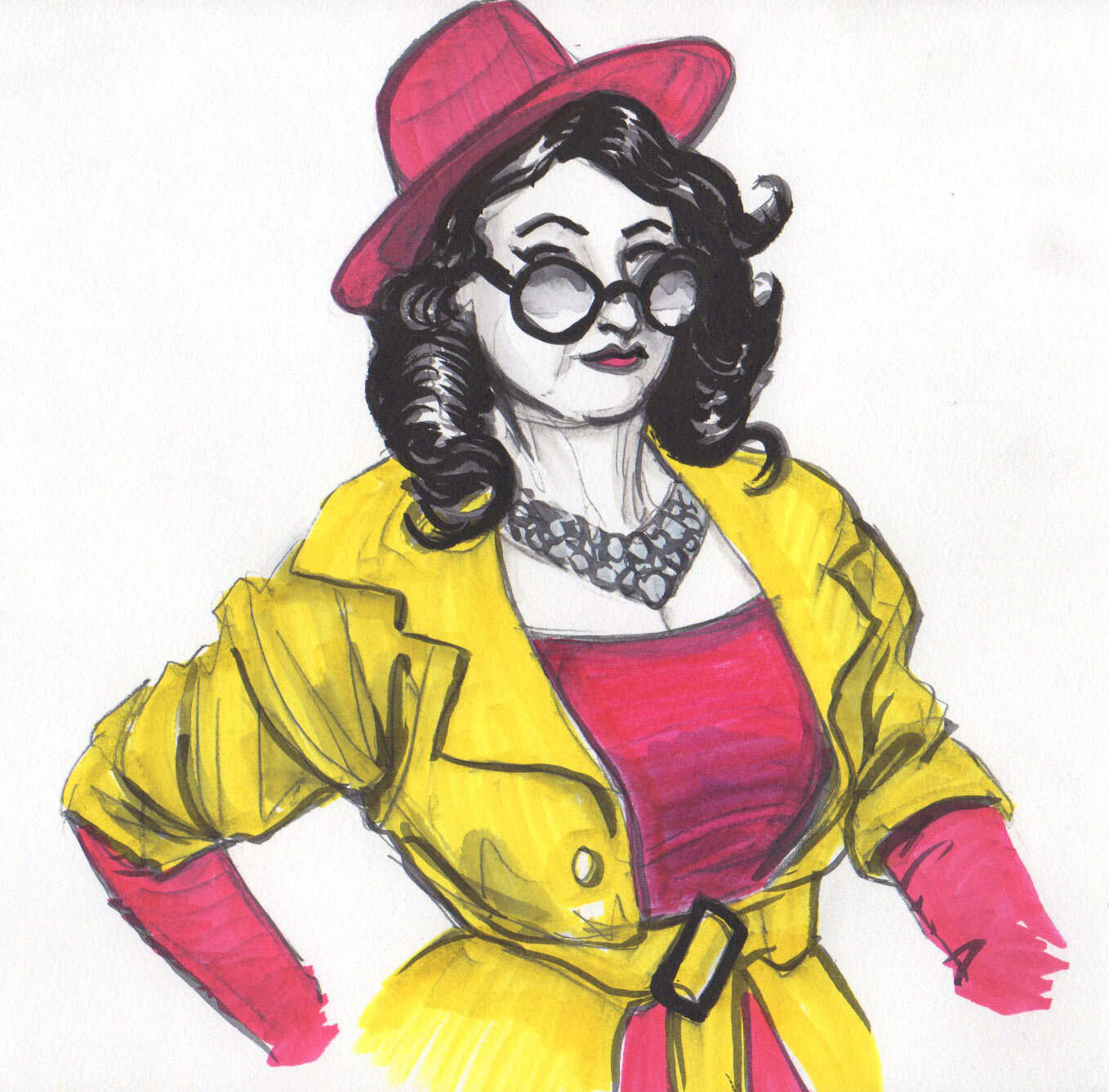 Lefty Lucy as Carmen SanDiego by Ken Wong, 7-6-21