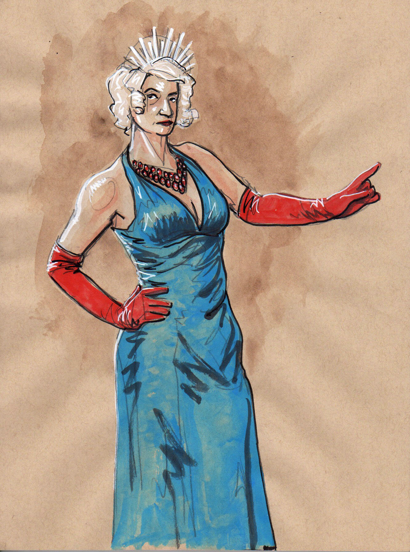 Lefty Lucy by Ken Wong, 6-29-21