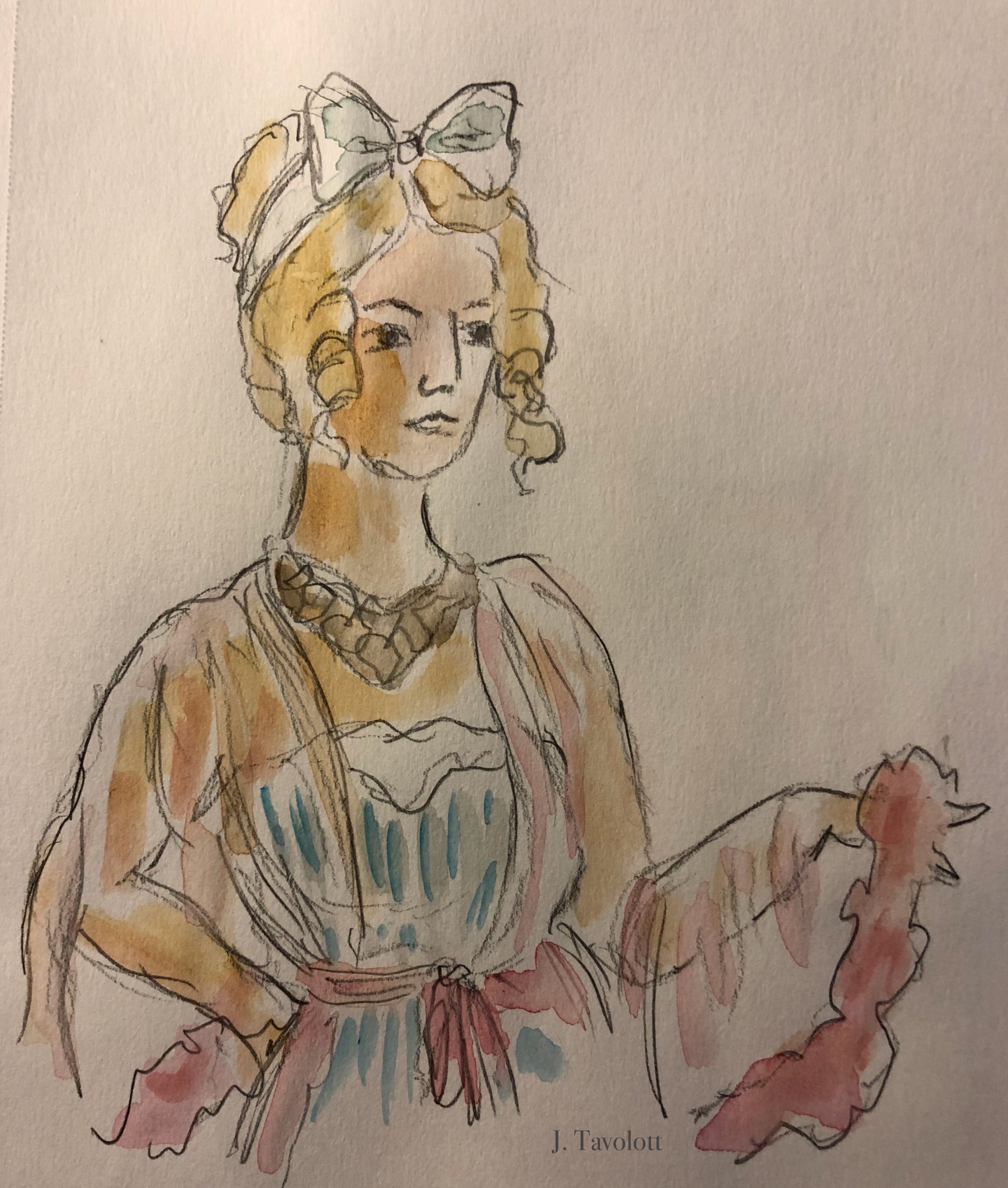 5/10/22 "Blanche's Boudoir" — Lefty Lucy by Joan Szalay Tavolott