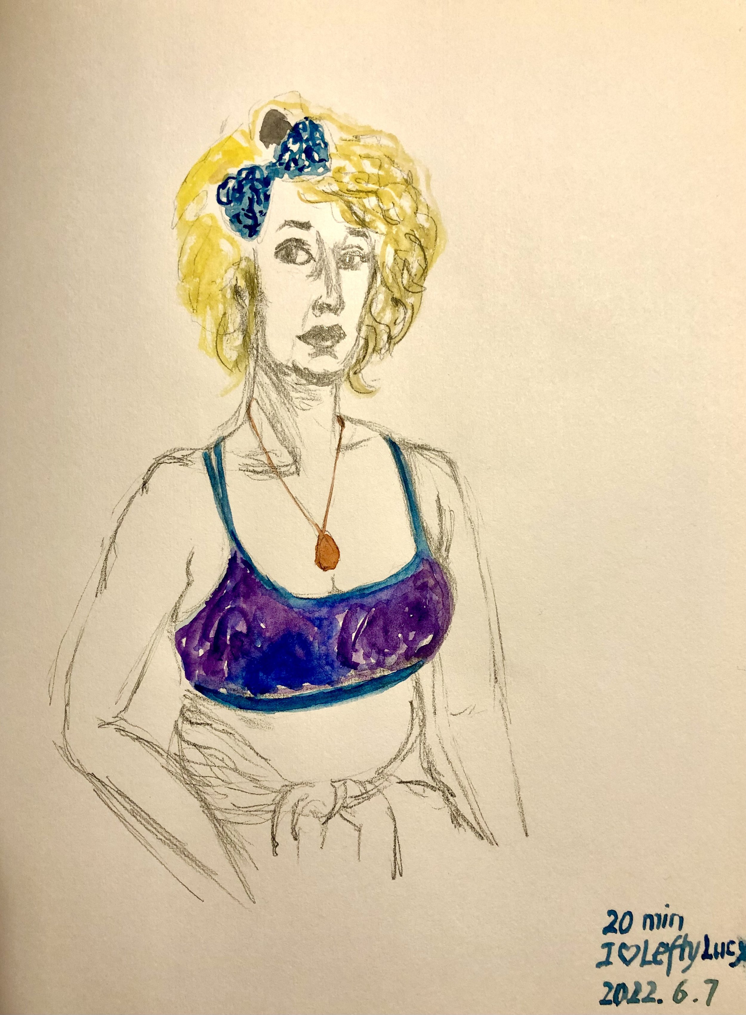 6/7/22 "Bicycle!" — Lefty Lucy by Ruofan Li