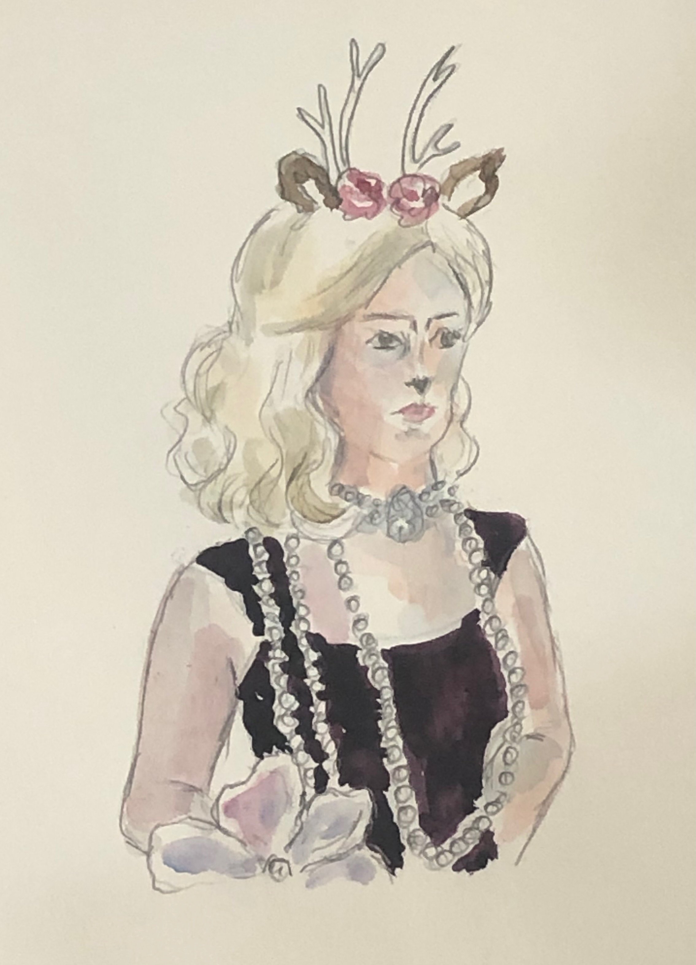 8/2/22 "Fawn Debutante" — Lefty Lucy by Joan Szalay Tavolott