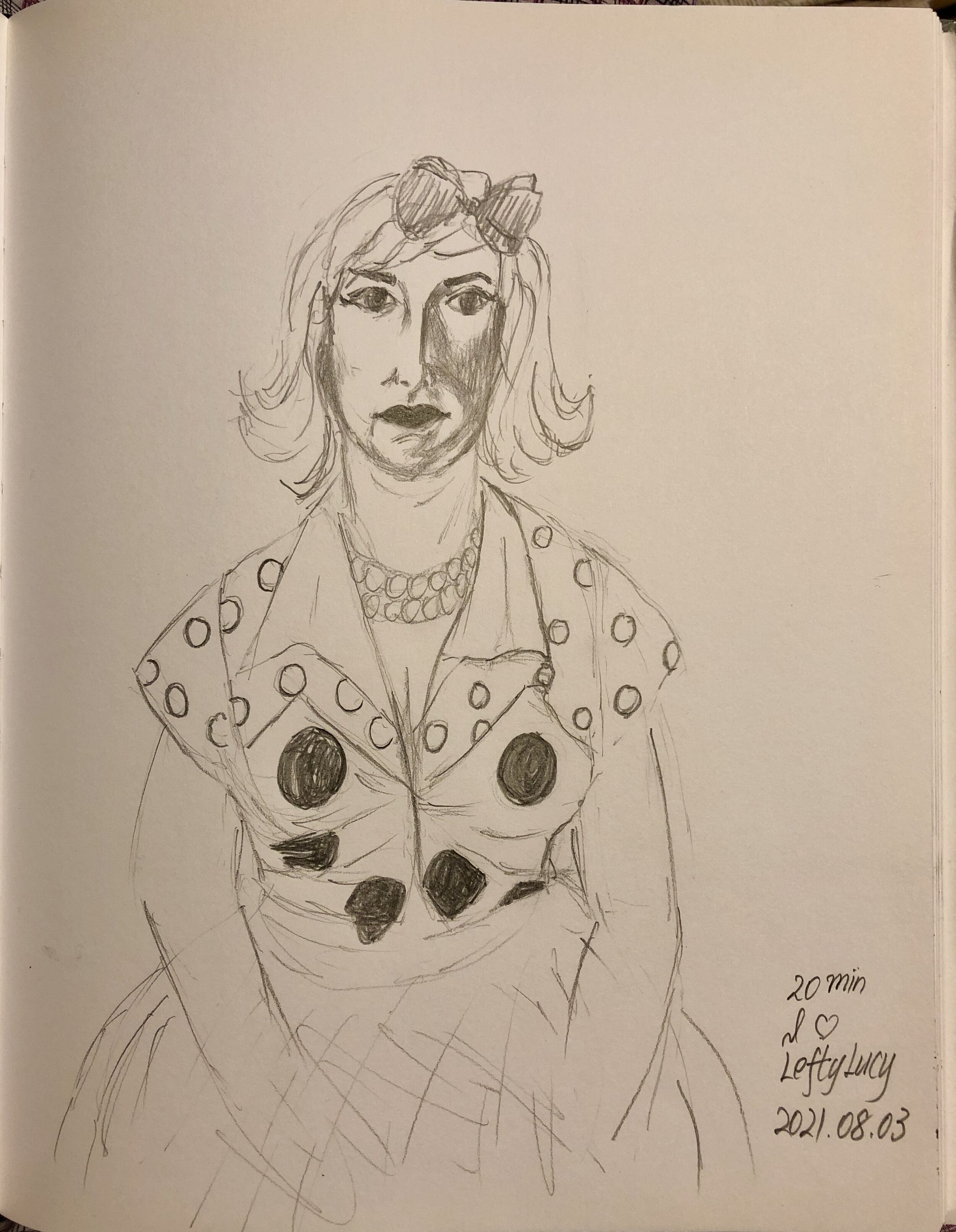 Lefty Lucy by Ruofan Li, 8-3-21
