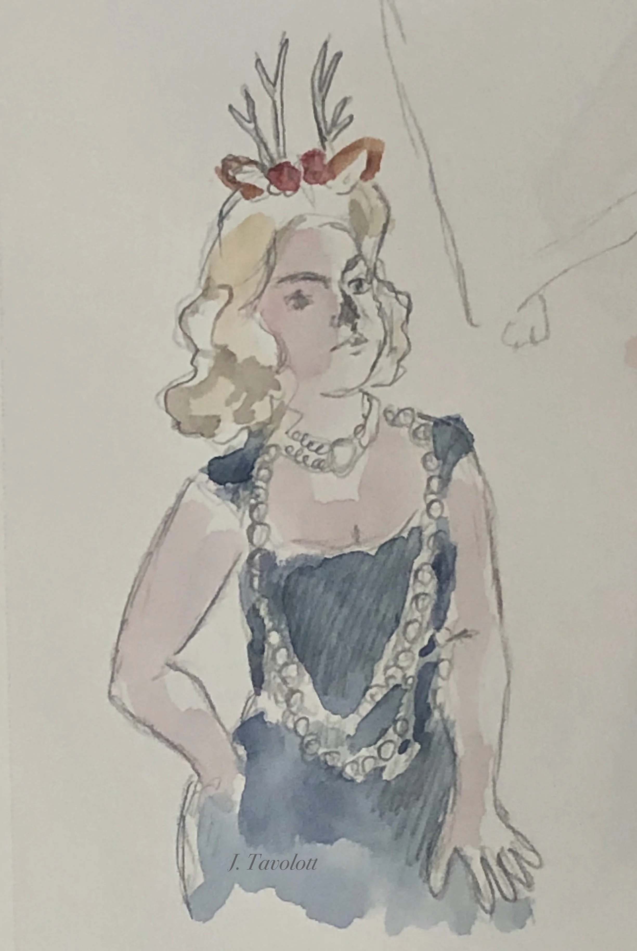8/2/22 "Fawn Debutante" — Lefty Lucy by Joan Szalay Tavolott