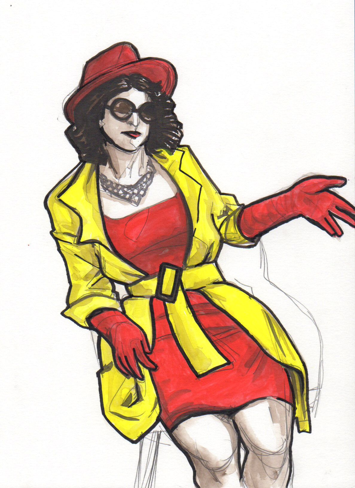 Lefty Lucy as Carmen SanDiego by Ken Wong, 7-6-21