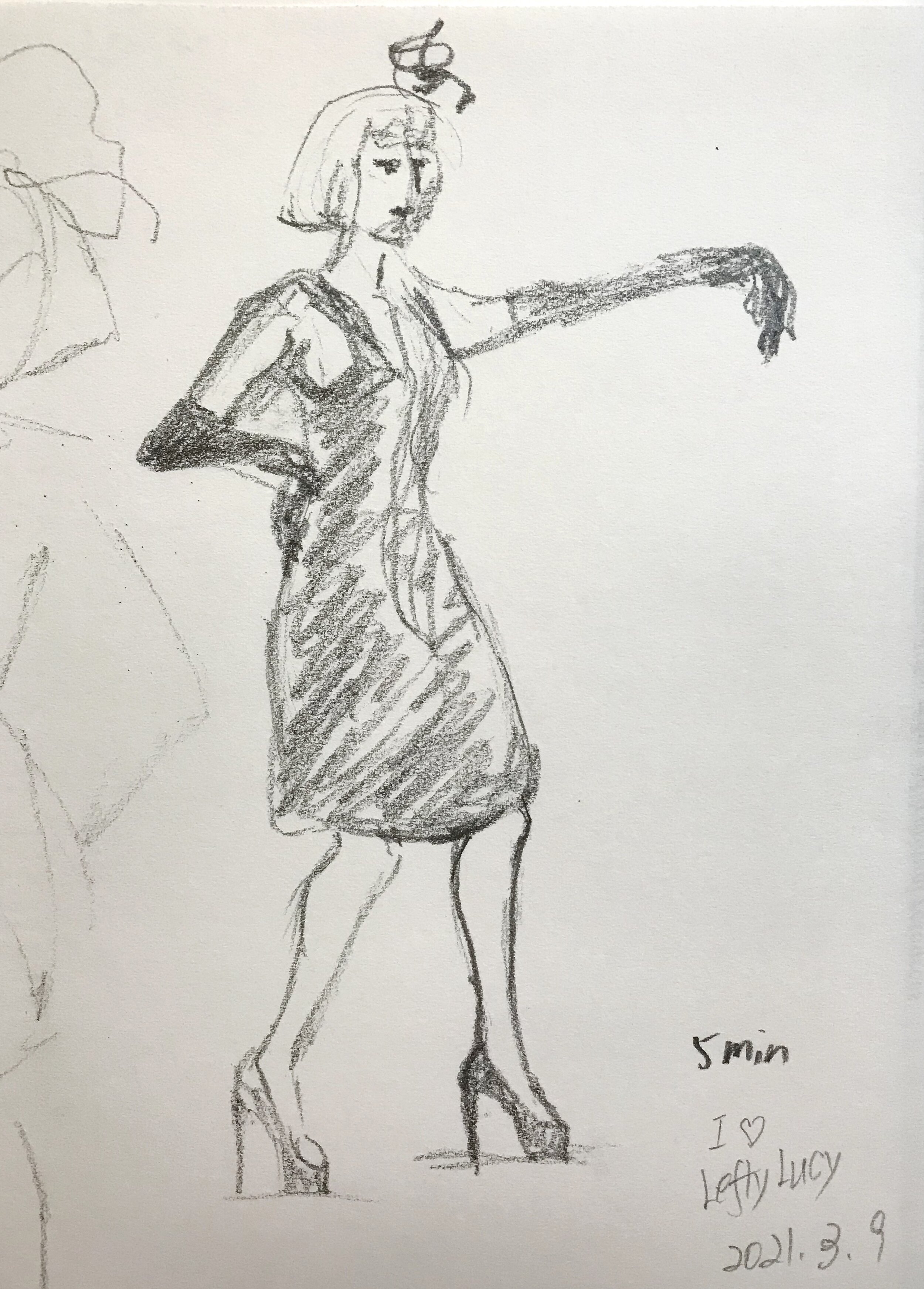 Lefty Lucy by Ruofan Li, 3-9-21