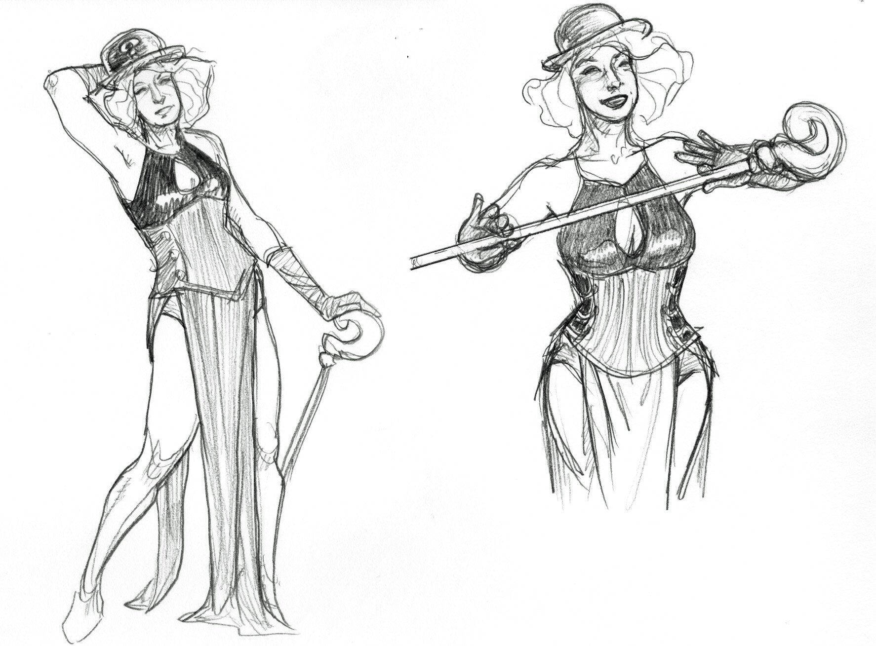 Lefty Lucy as Showgirl Riddler by Ken Wong, 6-8-21