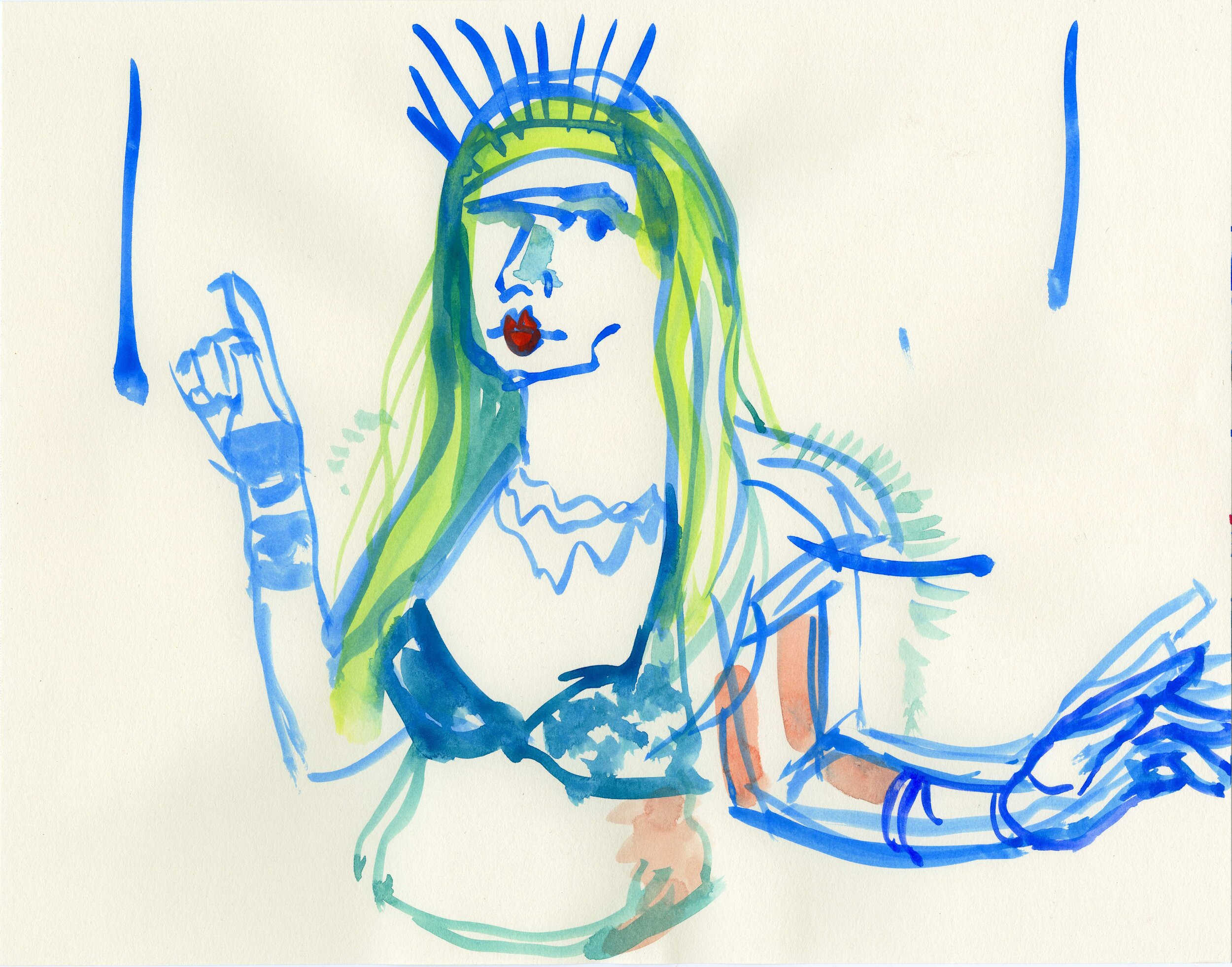 Lefty Lucy by Deborah Tint, 8-10-21