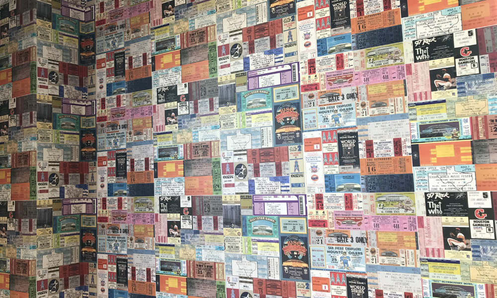 Astrodome Ticket Wallpaper