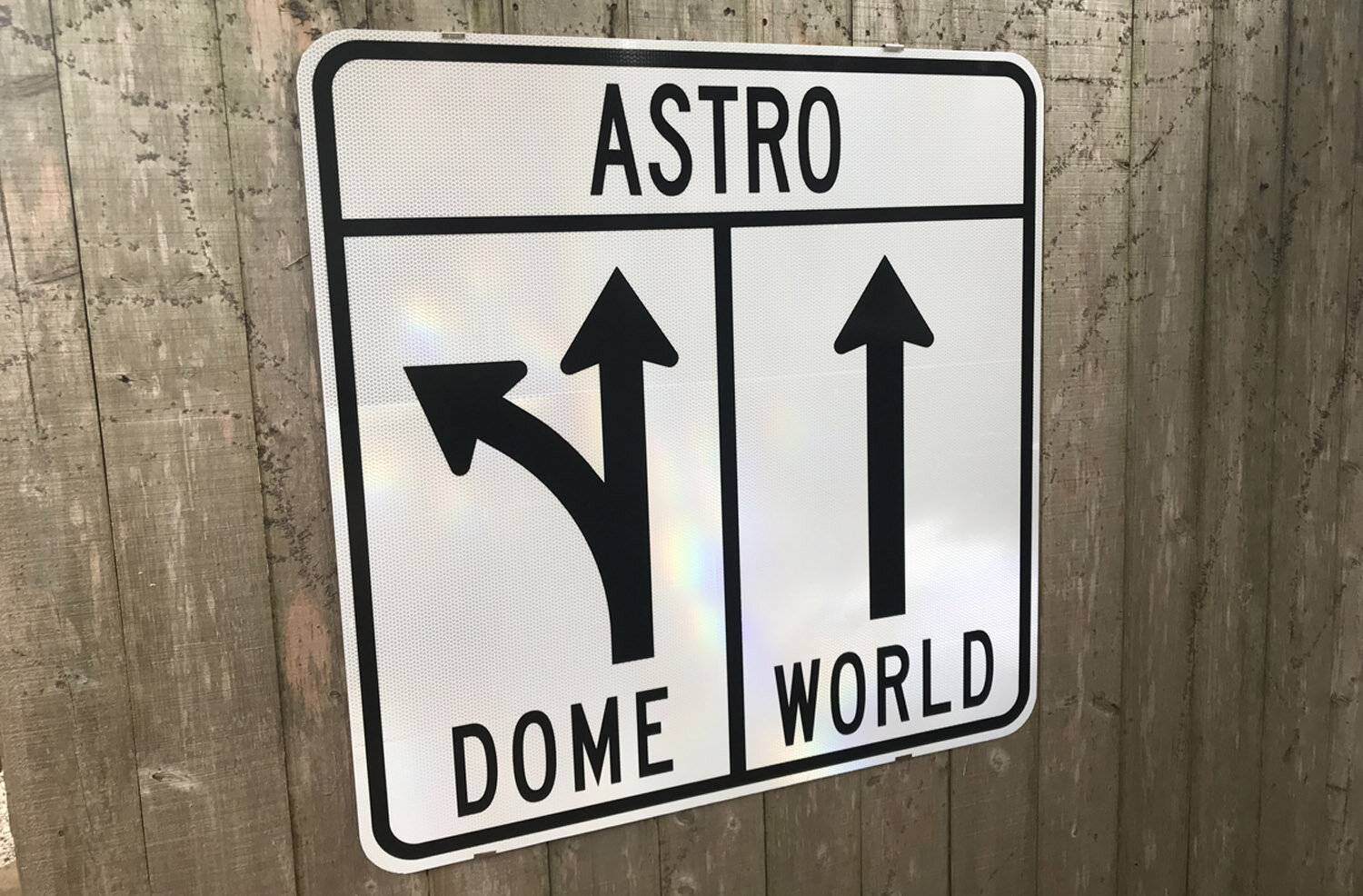 ASTRO/DOME/WORLD Sign