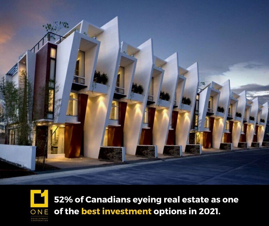 According to a Leger survey conducted on behalf of RE/MAX Canada, 52 percent of Canadians are looking at real estate as one of the best investment options in 2021, and expressing confidence that the Canadian housing market will remain steady next yea