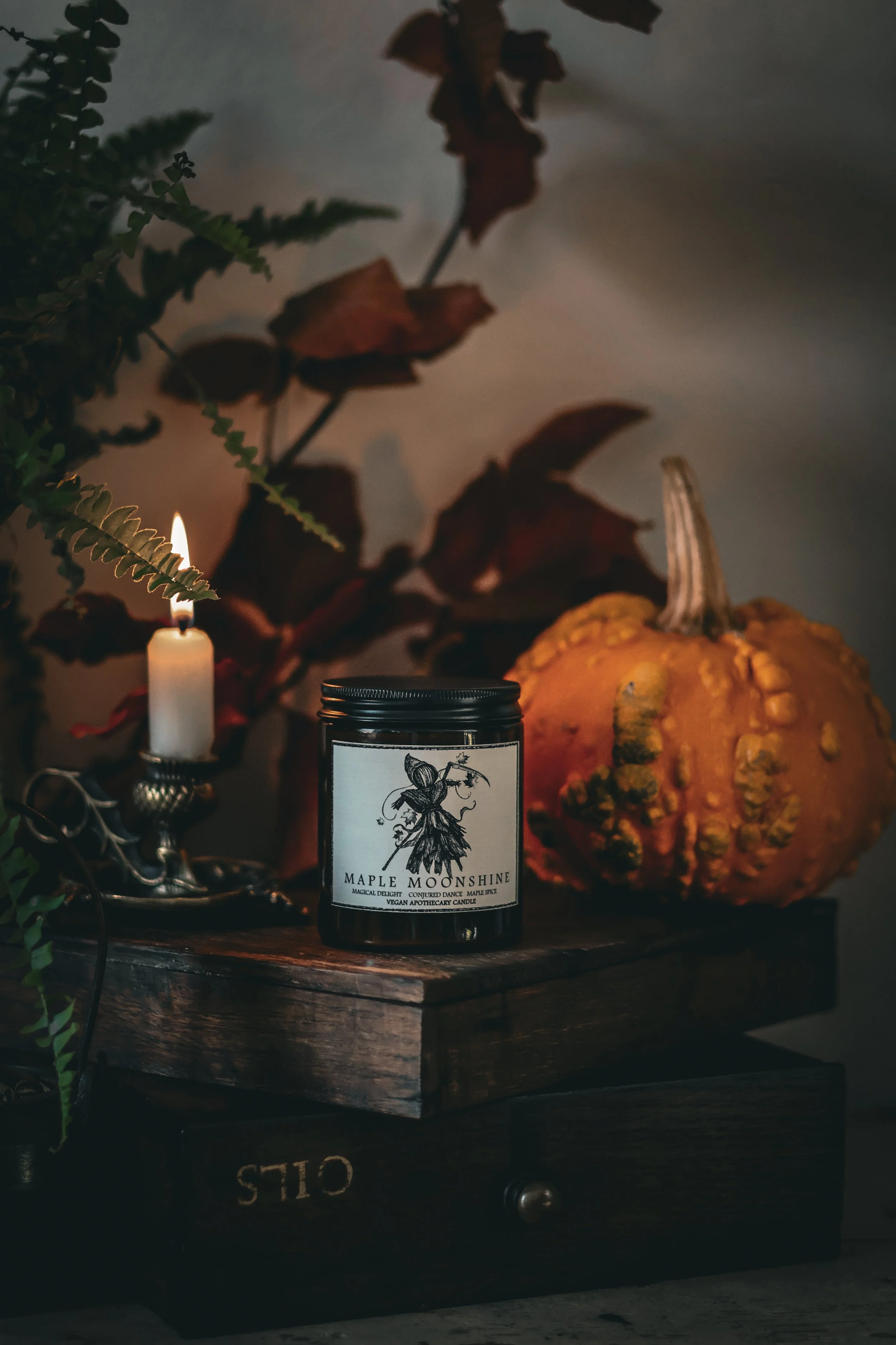 MAPLE MOONSHINE - SINGLE WICK CANDLE