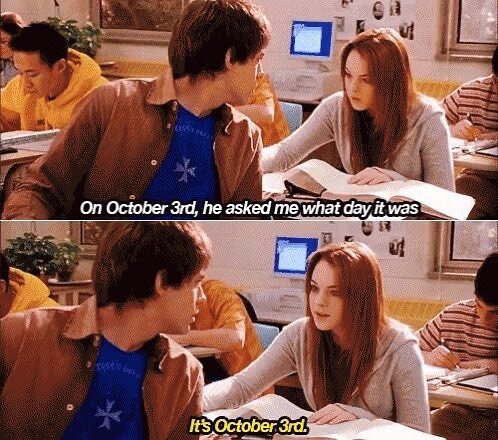 It's October 3rd which is officially #meangirlsday Yes it's a thing and Mean Girls is one of the best movies of all time and should totally be celebrated!!!! Now drop me all your favorite Mean Girls quotes below⬇️
⠀⠀⠀⠀⠀⠀⠀⠀⠀
⠀⠀⠀⠀⠀⠀⠀⠀⠀
#youcantsitwithu
