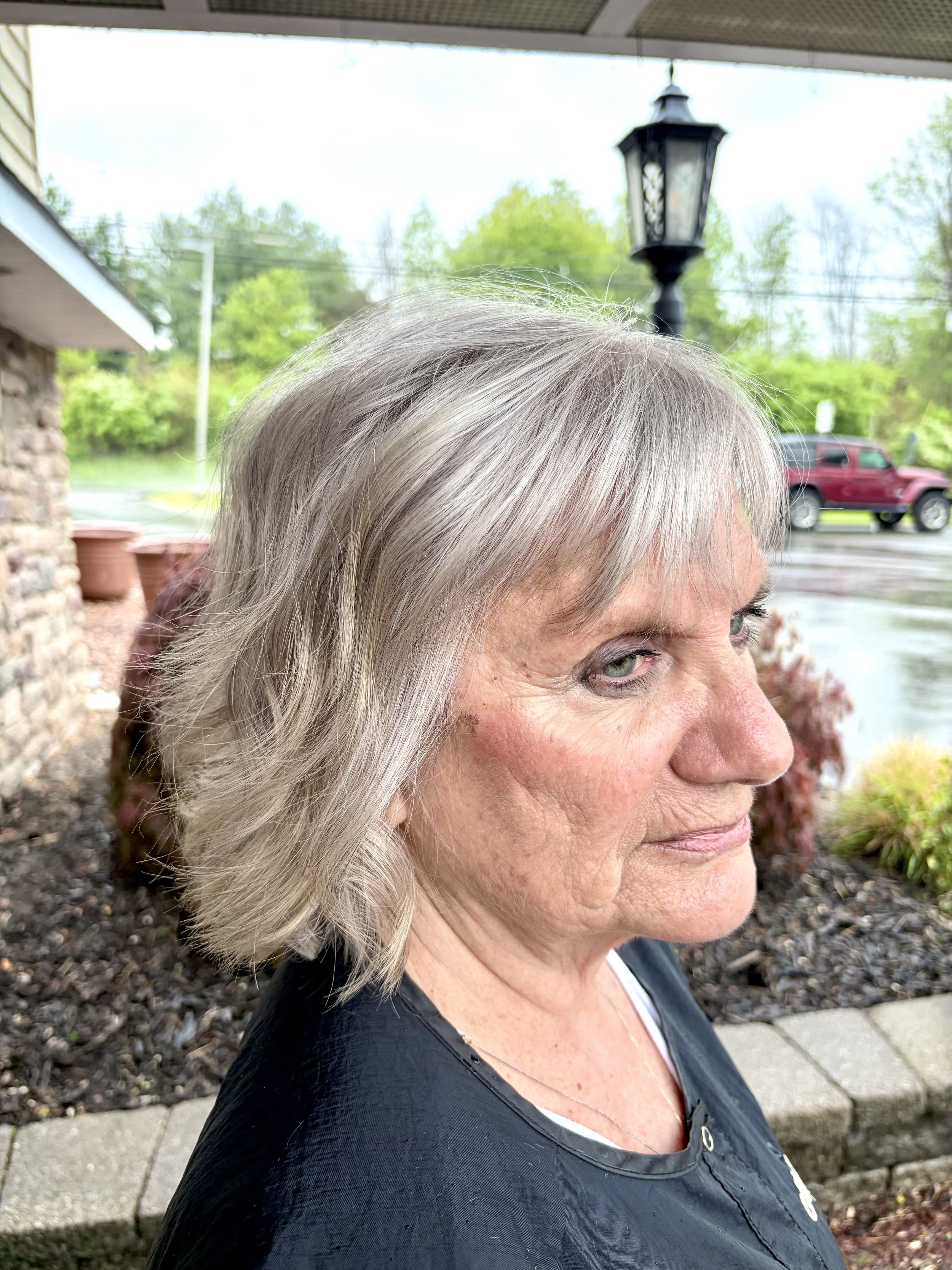 Gray blending and haircut