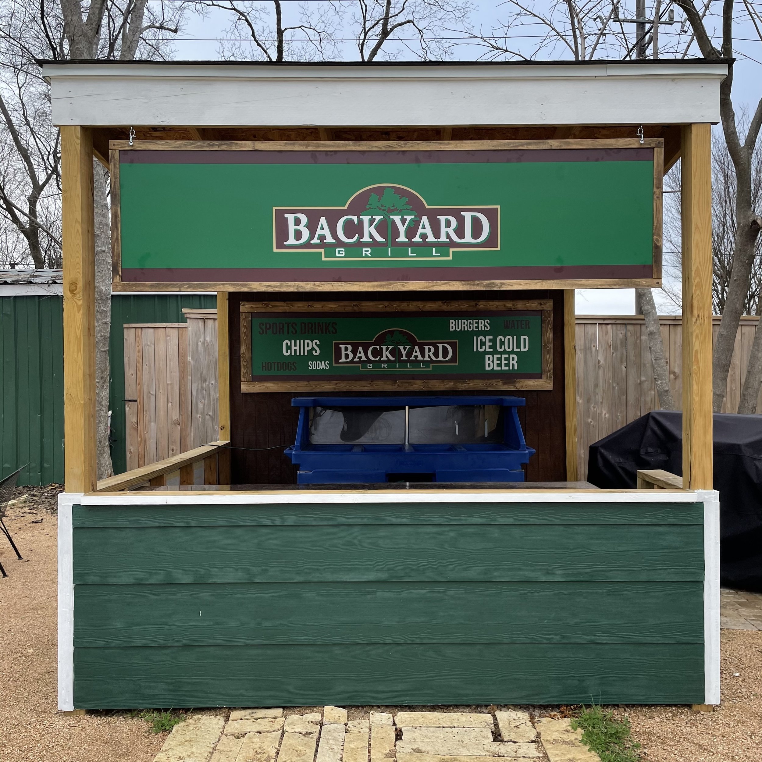 BEER STAND AT JERSEY MEADOW GOLF CLUB
