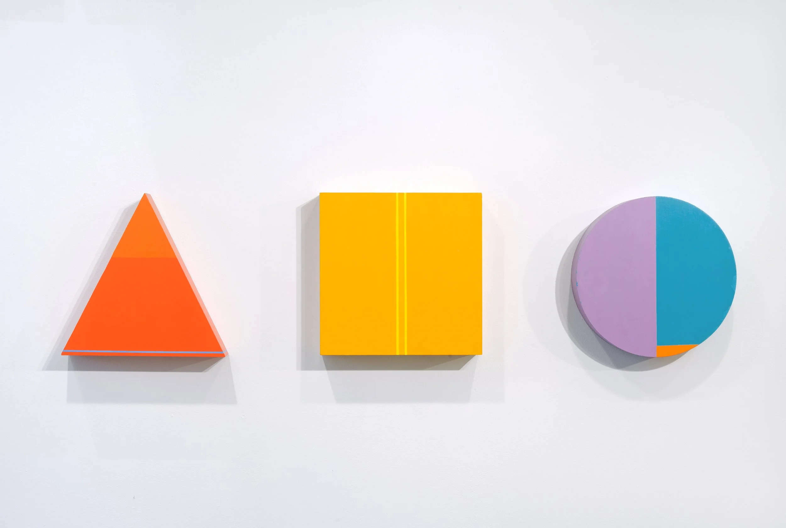 Yellow Square with Circle and Triangle (1989)