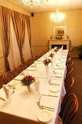 Houston Room set up for private dining