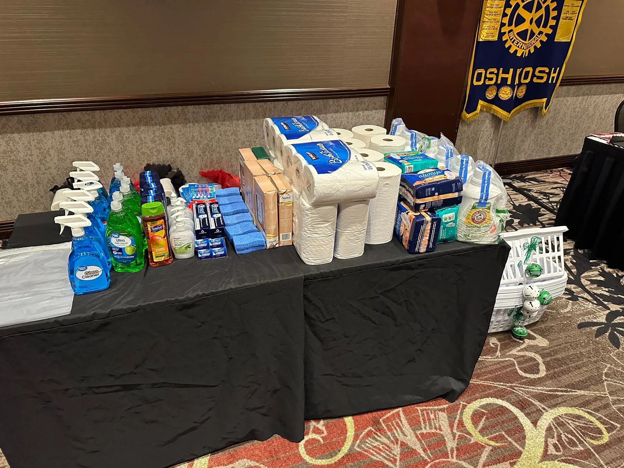 Collections during a club meeting