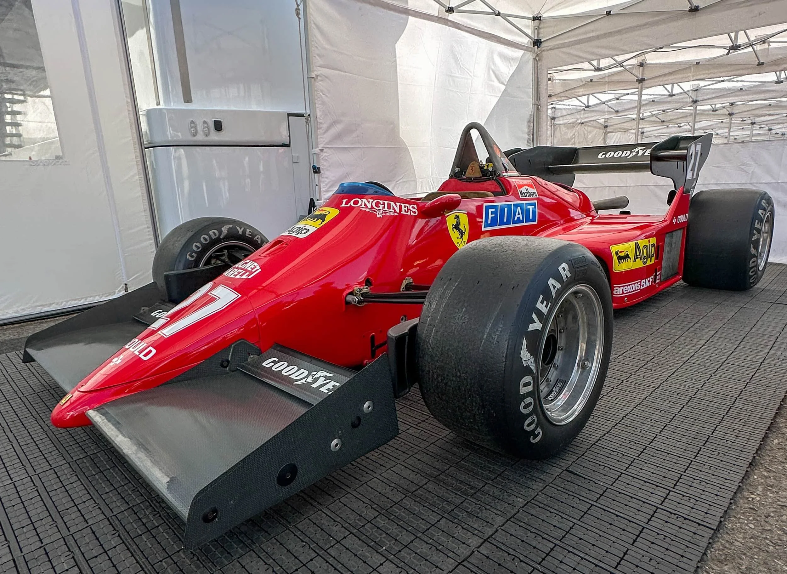 The Ferrari 126 C4 was driven by Michele Alboreto during the 1984 F1 Championship