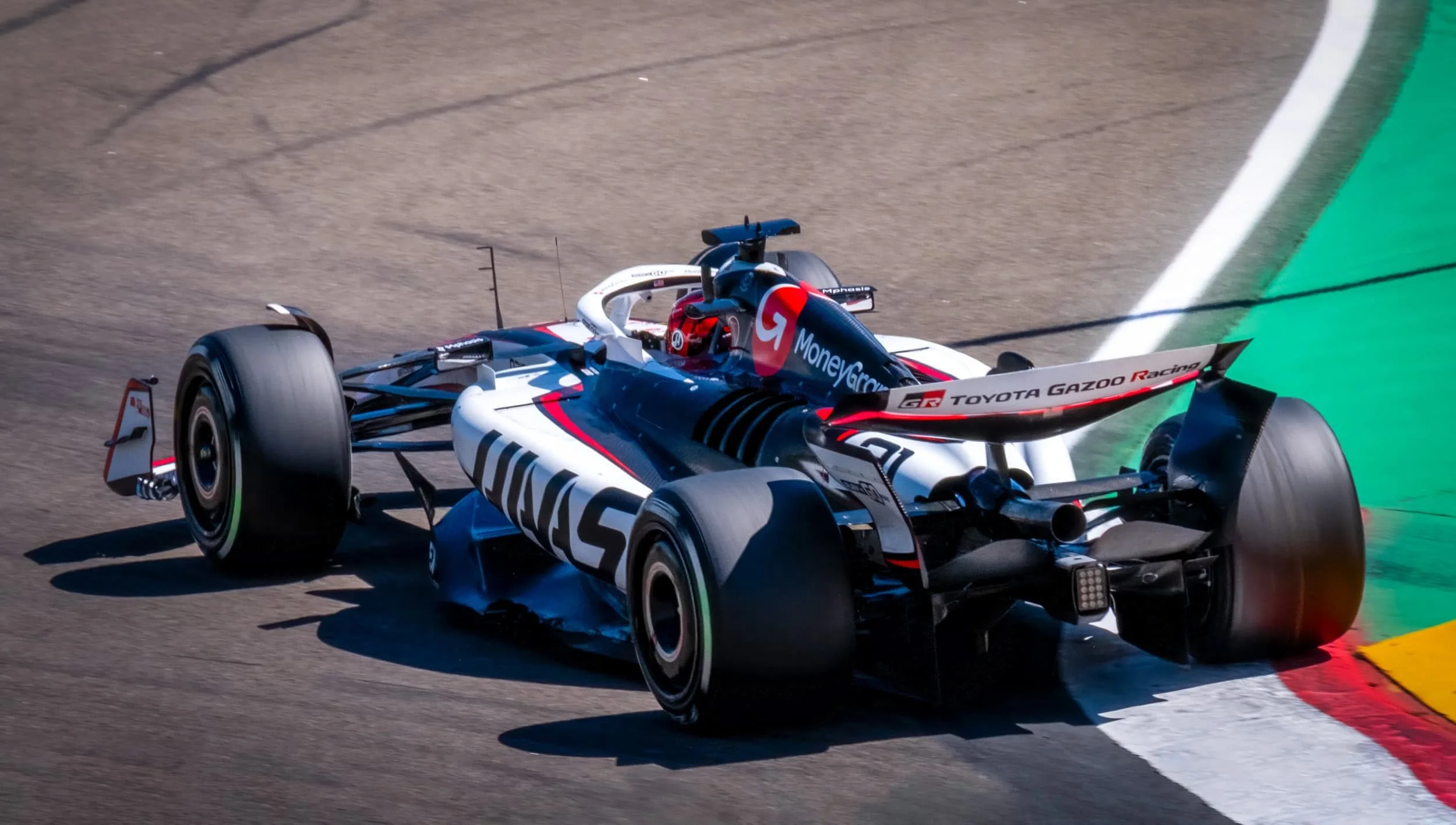 Esteban Ocon in the Haas VF-25