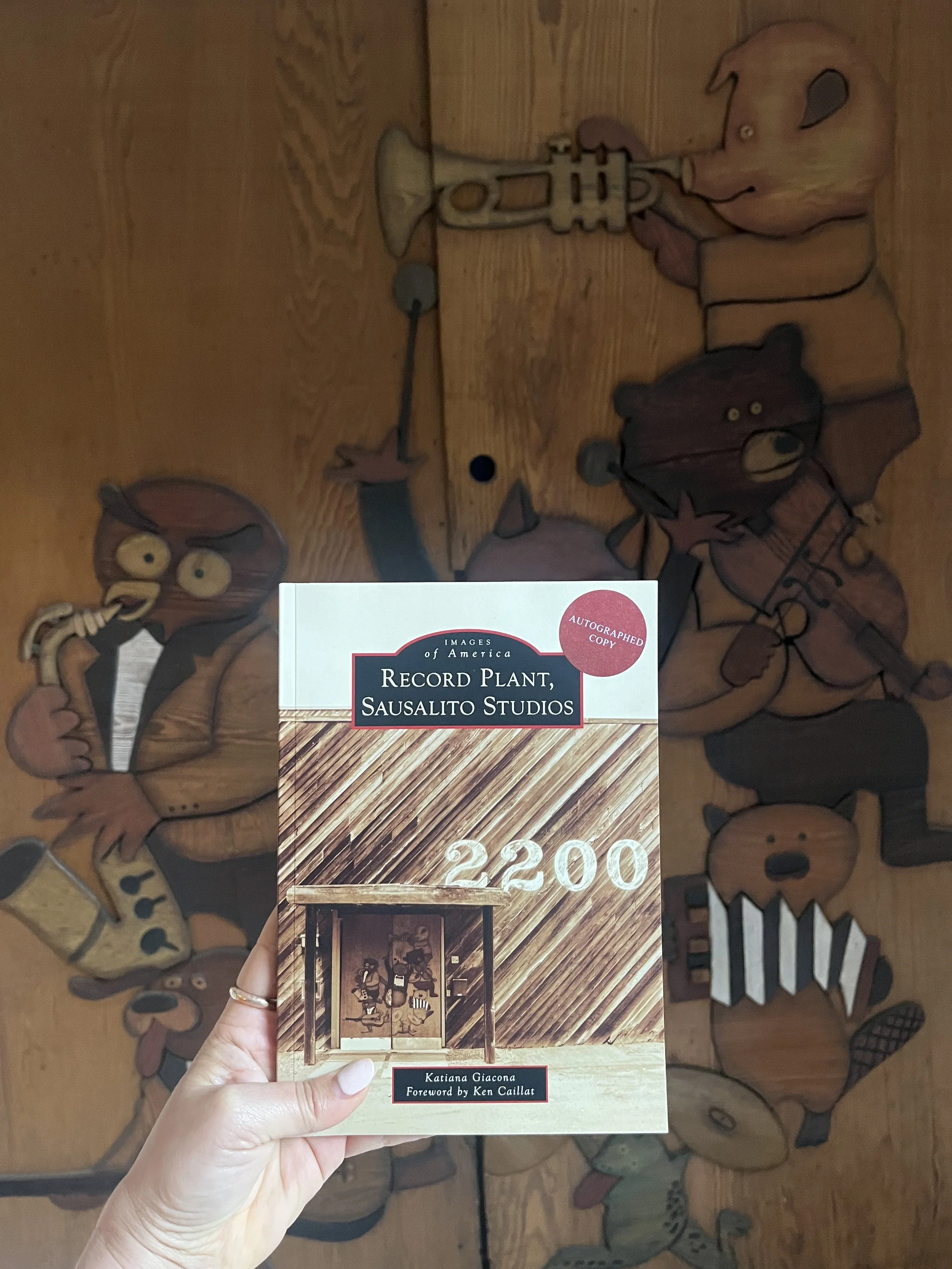 Record Plant Sausalito Studios BOOK Authographed