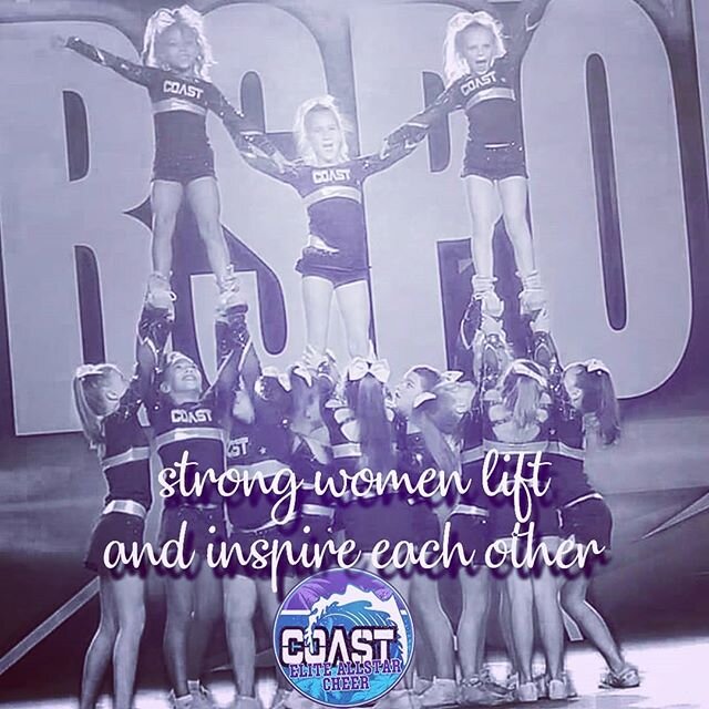 Always remember that strong women lift and inspire each other! 
#strongwomen #lifteachotherup #cheerlife #cheerleading #cheerleaders #allstarcheer #competitivecheer #cheercompetition #gulfshoresalabama #gulfshores #gulfcoast #orangebeachalabama #oran