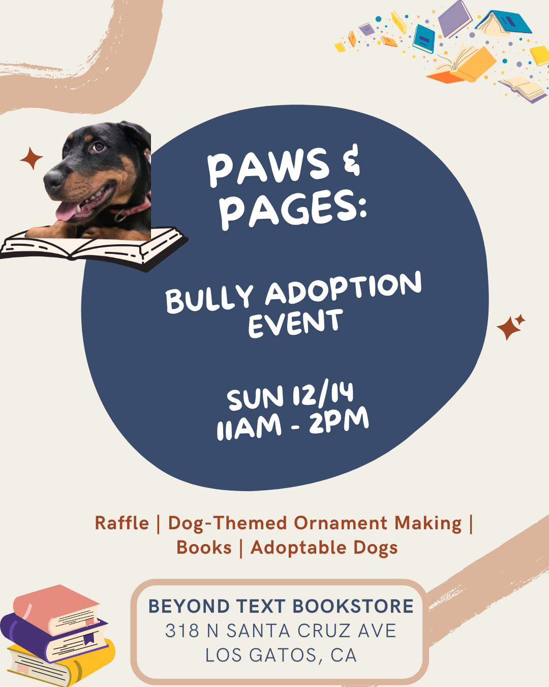 Paws & Pages: Bully Adoption Event