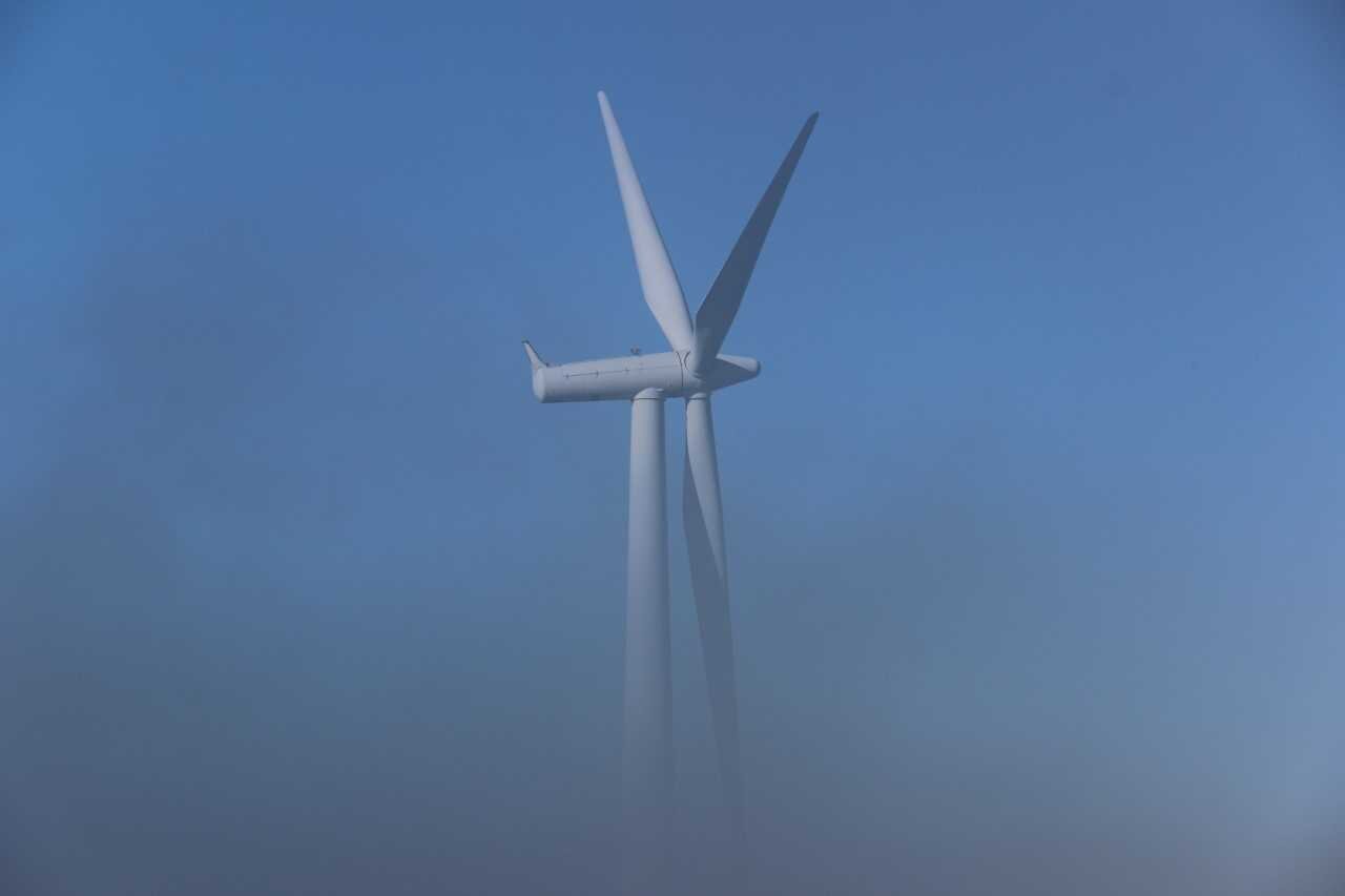 Wind Turbine in Fog