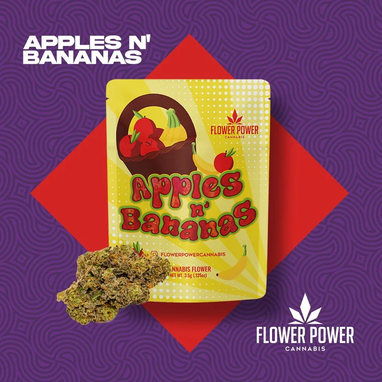 Apples n' Bananas Strain Flower Power Cannabis