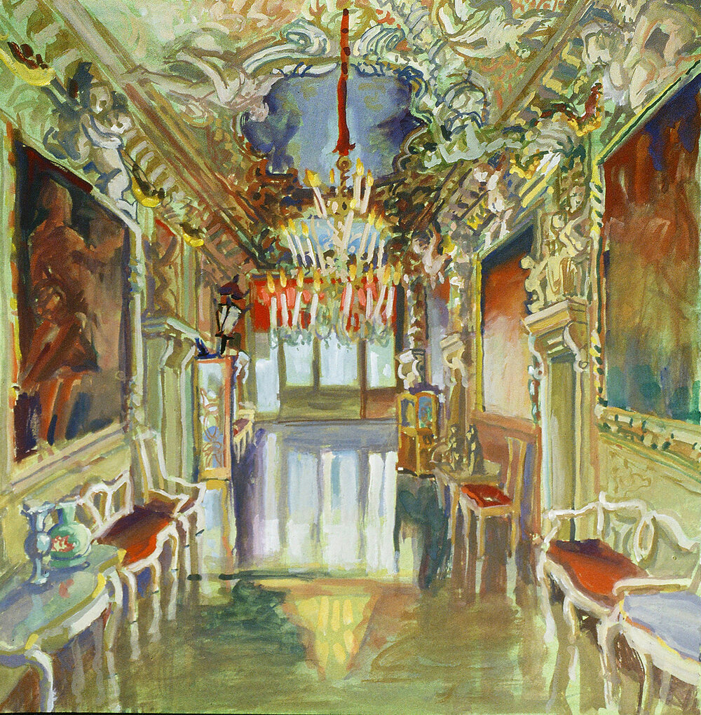 Four Italian Interiors - Reflections