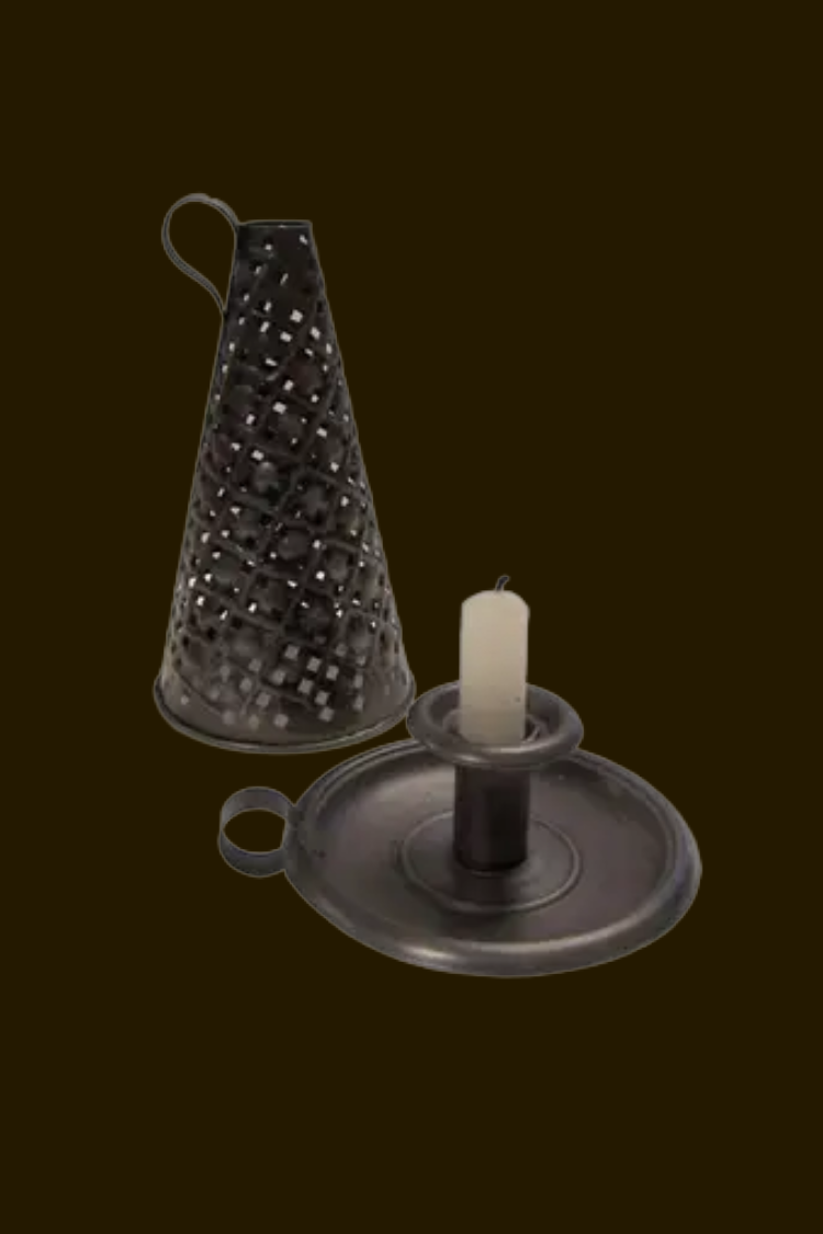 The Midnight Hearth Lantern