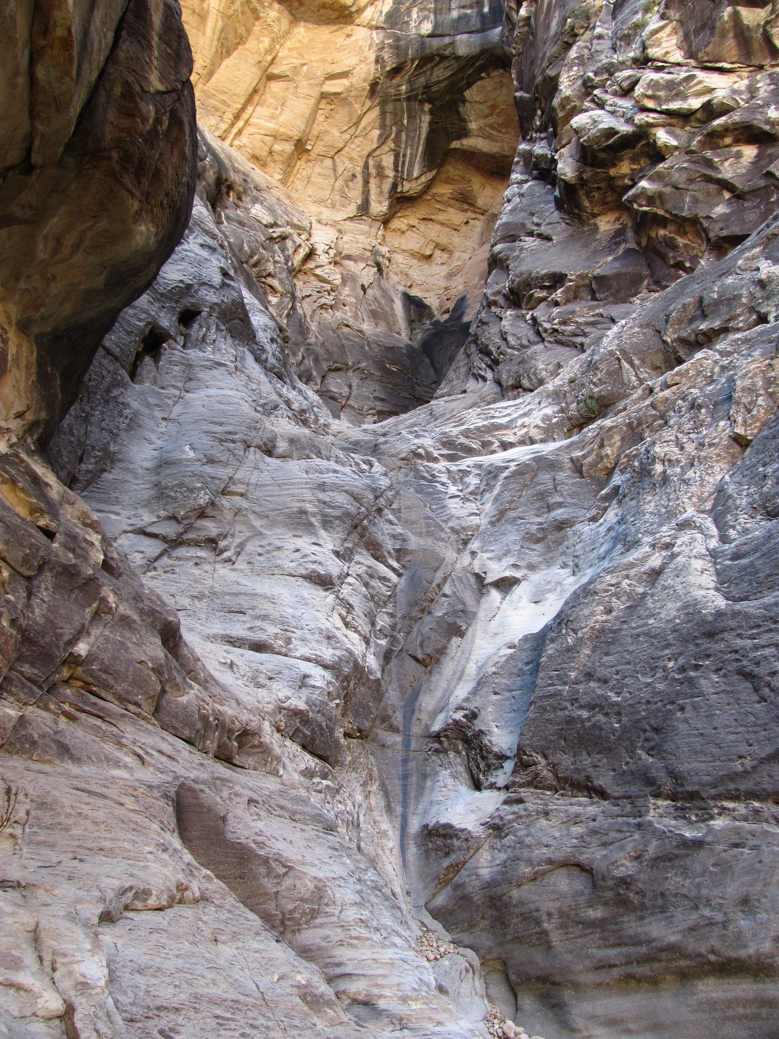 Dry waterfall in Ice Box Canyon, NV, 2013