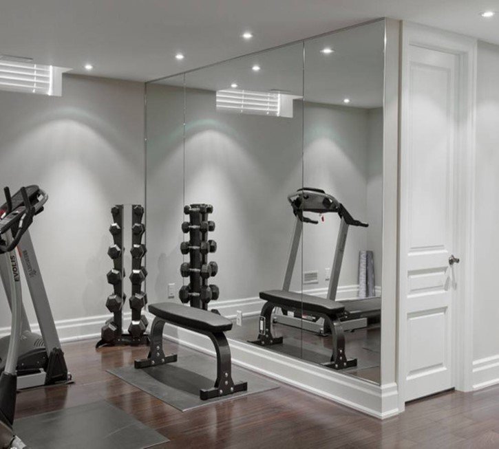 Home Gym Mirror Design, Mirror Ideas for Home Gyms