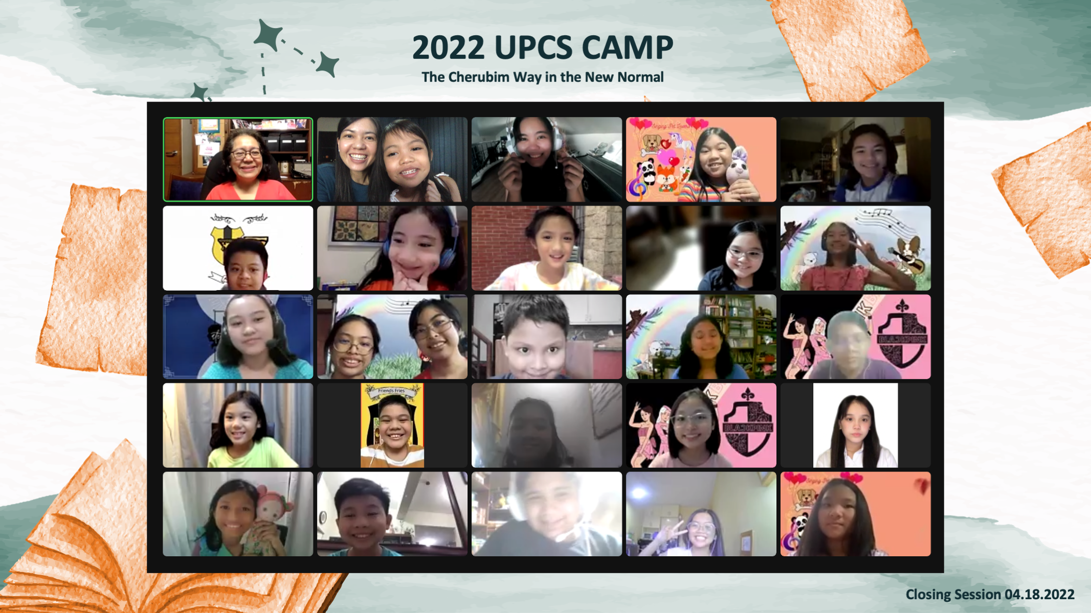 18 May 2022 - The UPCS Virtual Camp: The Cherubim Way in the New Normal, held online amidst the Covid-19 pandemic.