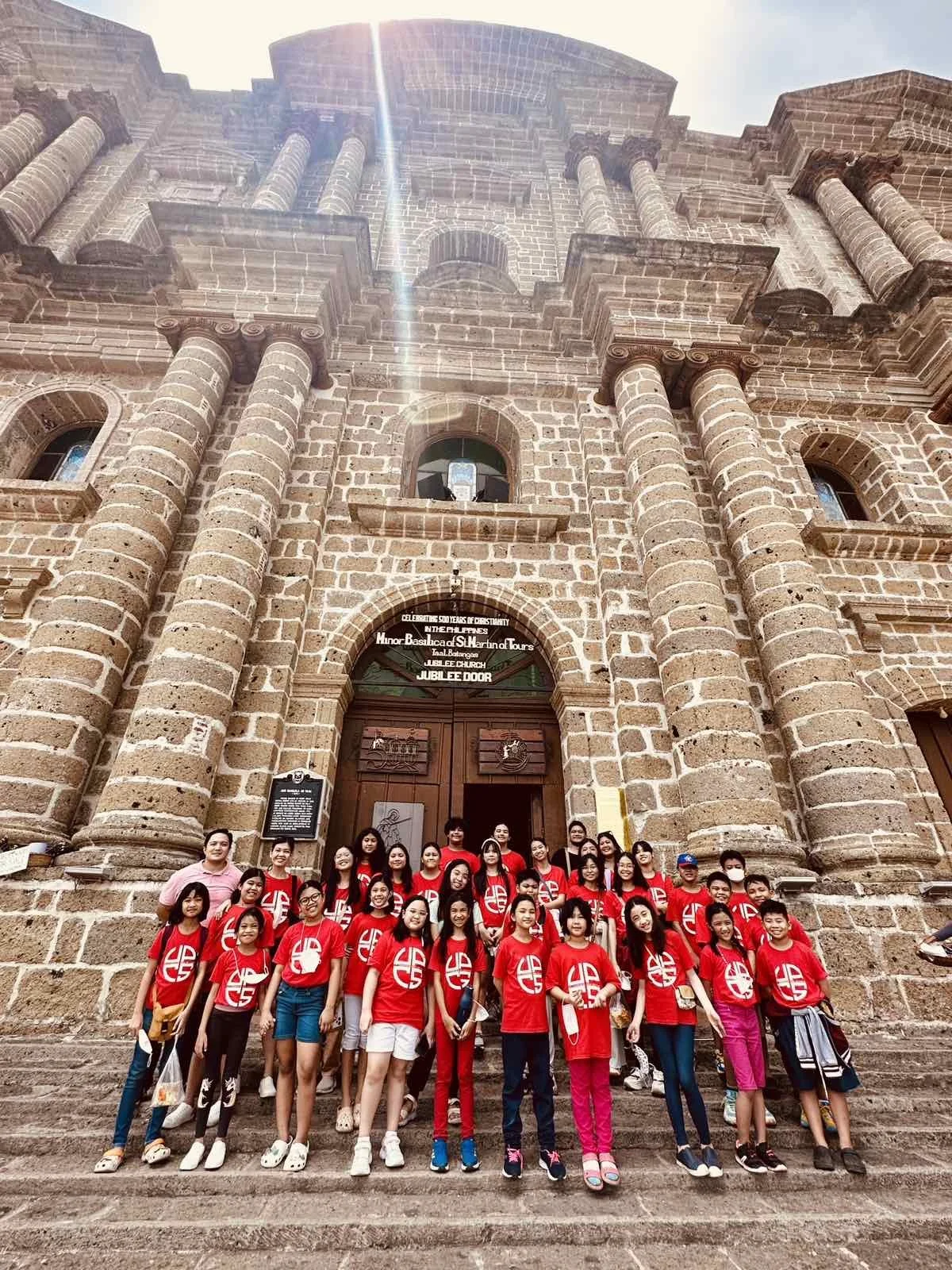 20 June 2023 - Our first post-pandemic summer camp held at San Luis, Batangas. Photo taken at the Minor Basilica and Parish of Saint Martin of Tours, Taal, Batangas.