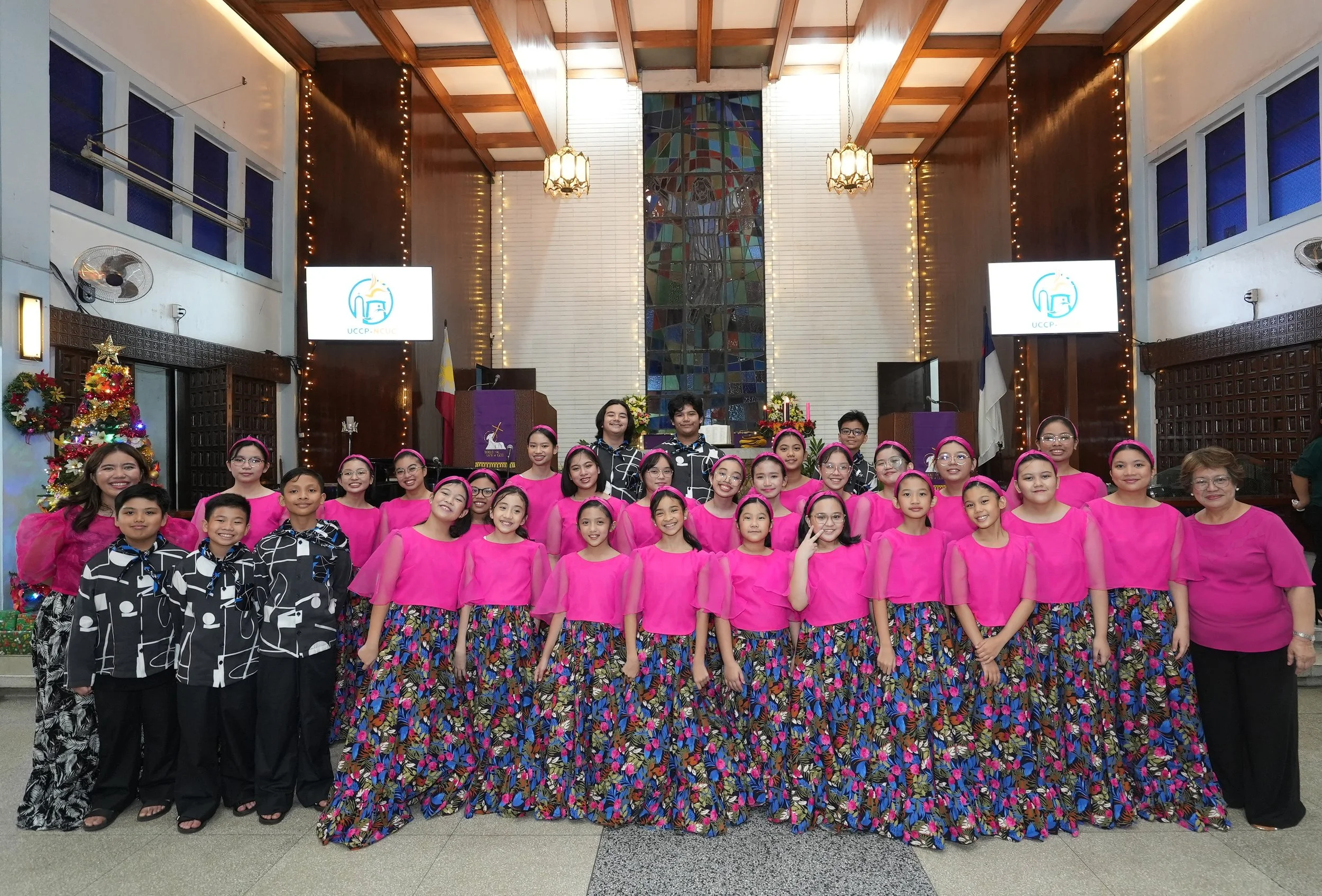 10 December 2023 - The U.P. Cherubim & Seraphim join “How Greatly God has Loved Us,” a celebration in music marking the start of the 2023 Christmas Season at the National City United Church (NCUC) with the NCUC Chancel Choir and the Singing United Ch