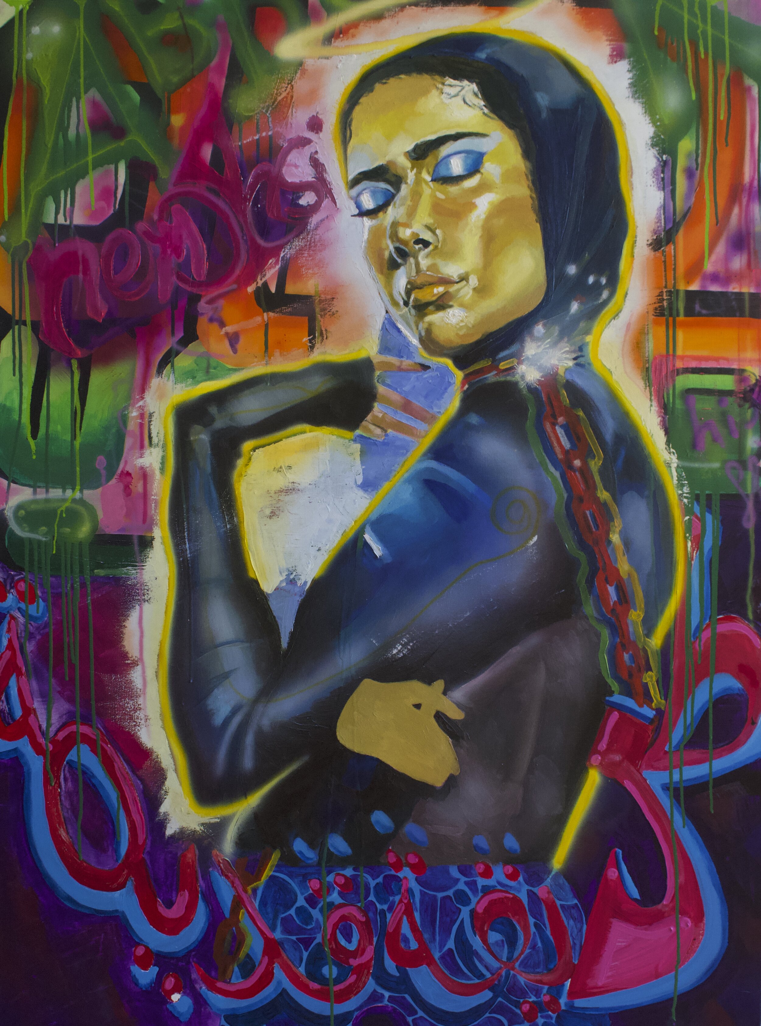 Old Ways 48 x 36 in. (Acrylic on Canvas) 2019